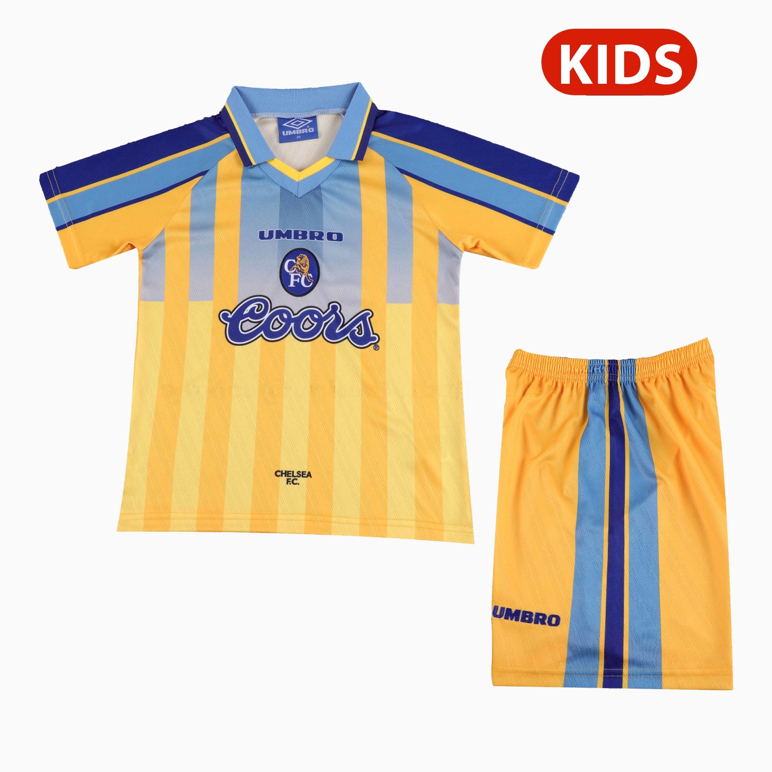 Retro C.H.E.L.S.E.A 1995-97 Away Kids Kit - Unitedfutballjersey