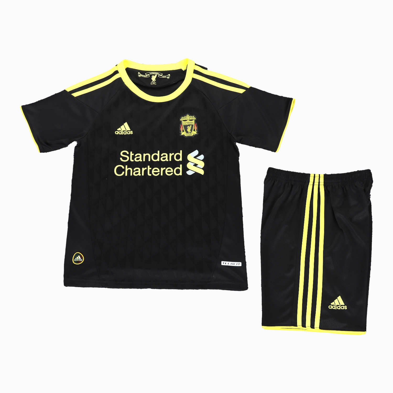 Retro Liver.pool 2010-11 Third Kids KitKit - Unitedfutballjersey