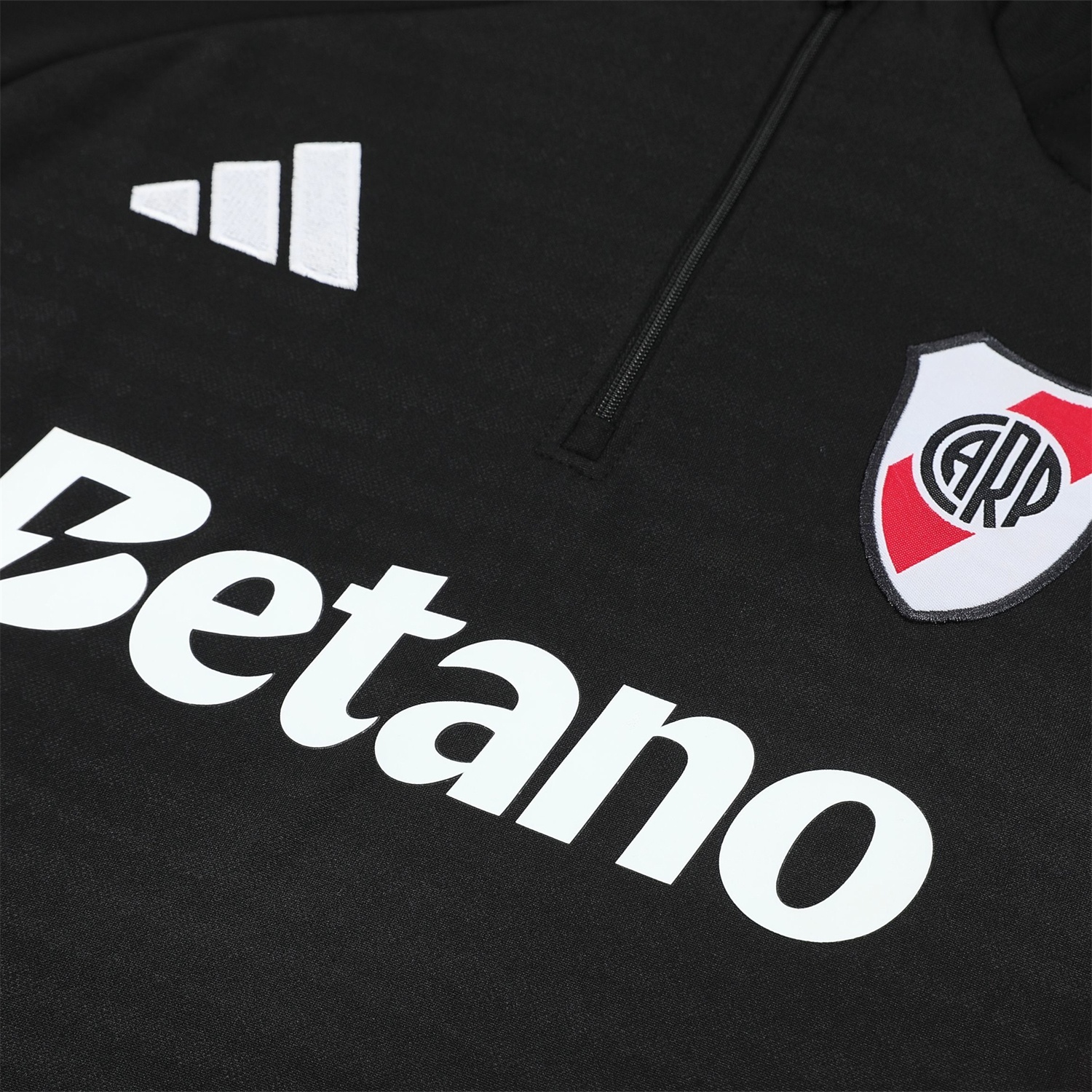 River Plate 25-26 Long Sleeves Training Set - Black With Red Top & Black Pants - Unitedfutballjersey