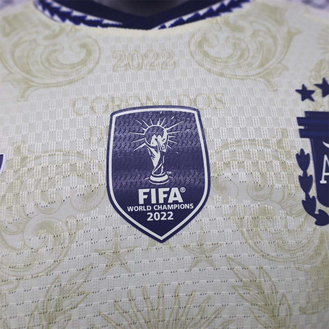 Argentina 2026 Sol de Mayo Yellow Special Jersey - Player Version - Unitedfutballjersey