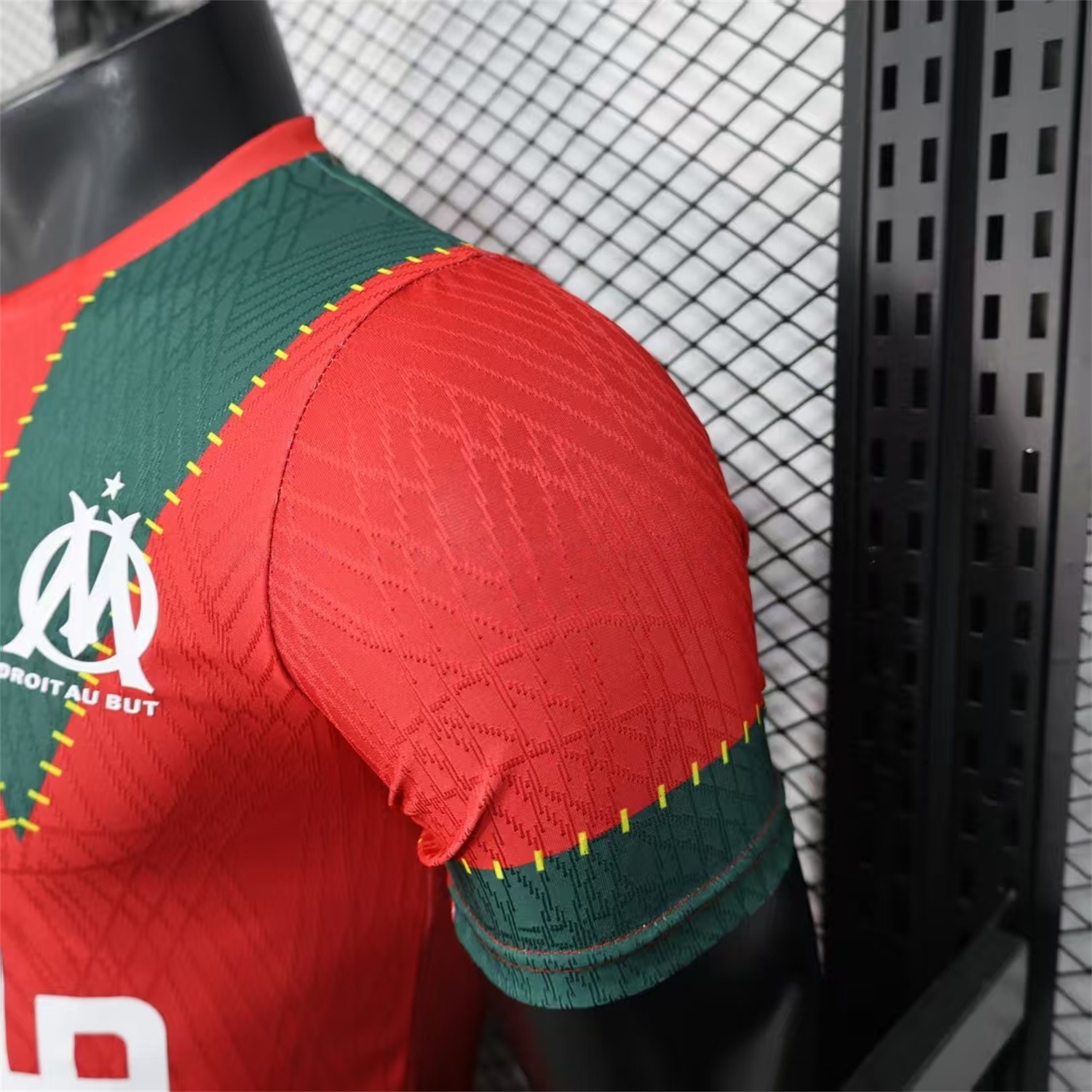 Marseille 25-26 Dark Green And Red Jersey -Player Version - Unitedfutballjersey