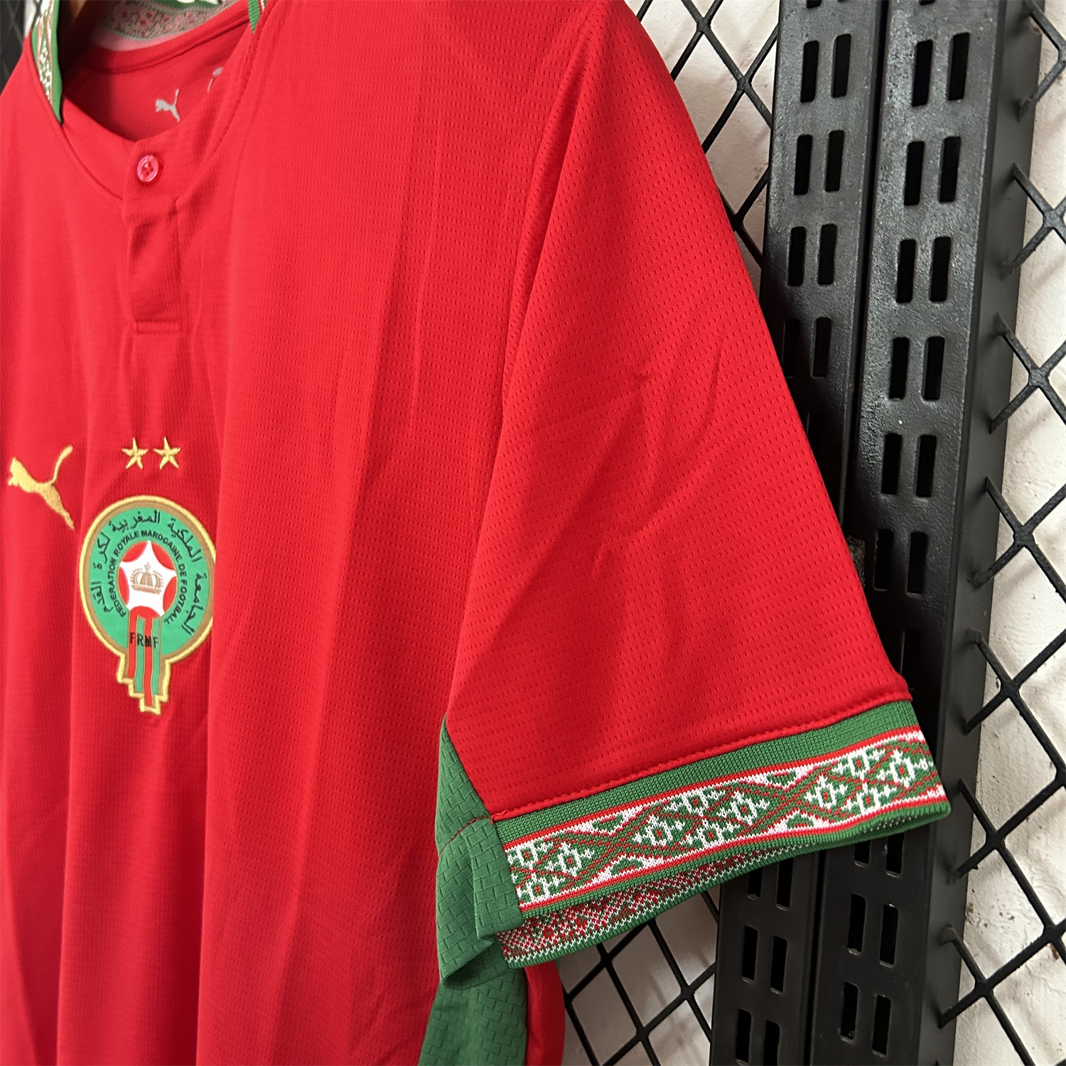 【Two-Crown Star】Morocco 2026 Home Jersey - Fans Version - Unitedfutballjersey
