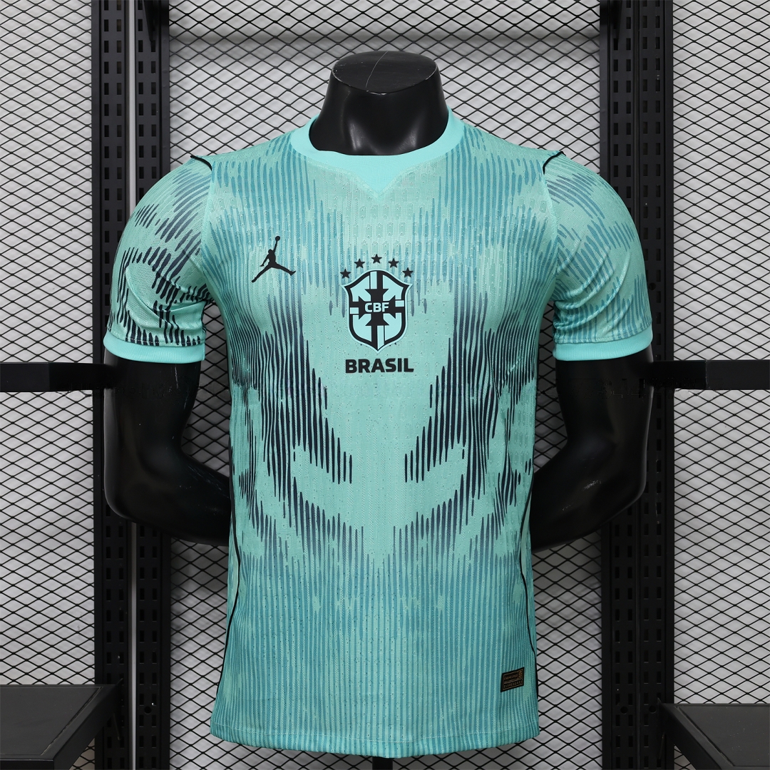 Brazil 2026 Mint Green Goalkeeper Jersey - Player Version - Unitedfutballjersey