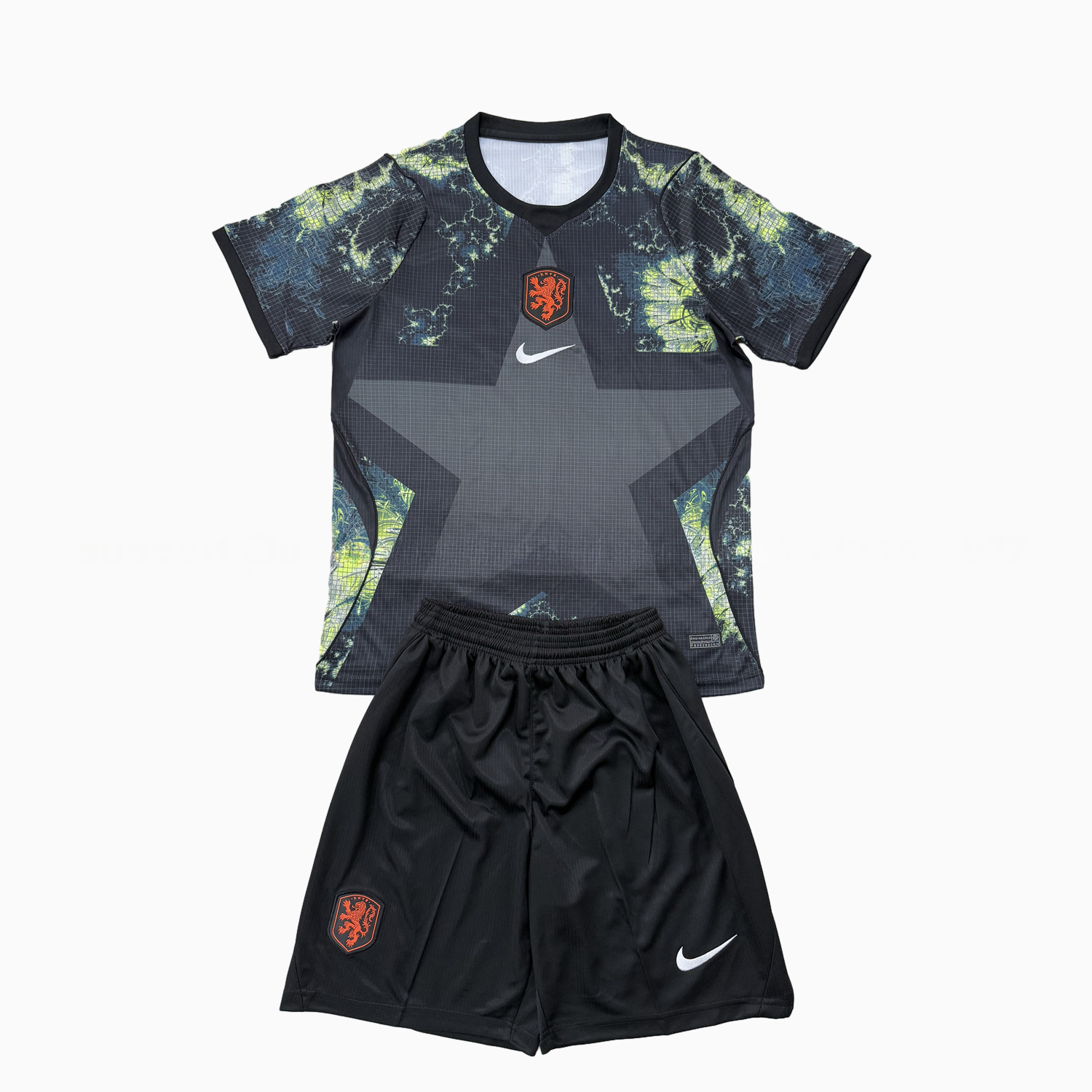 Netherlands 2026 Black Goalkeeper Kids Kit - Unitedfutballjersey