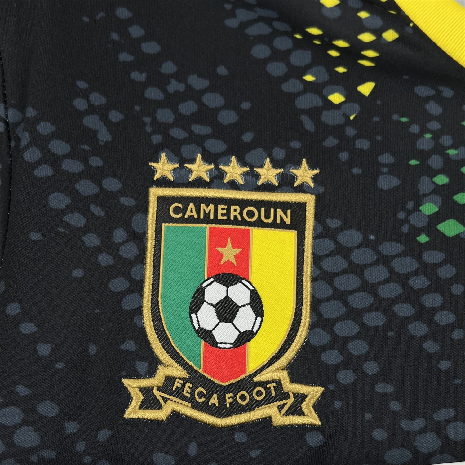 Cameroon 2026 Black Special Jersey - Fans Version - Unitedfutballjersey