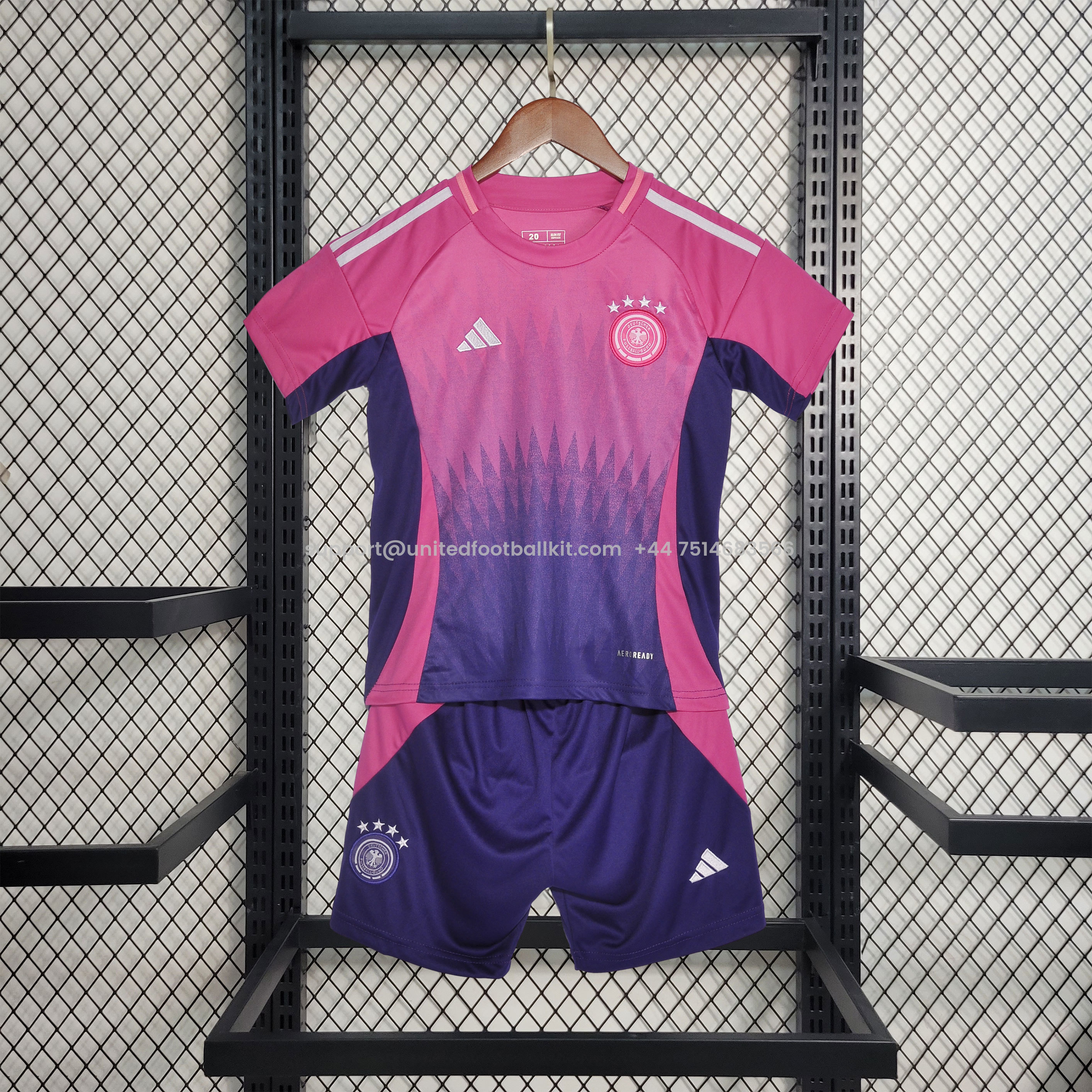 Germany 2024 Away Stadium Kids Kit - Unitedfutballjersey