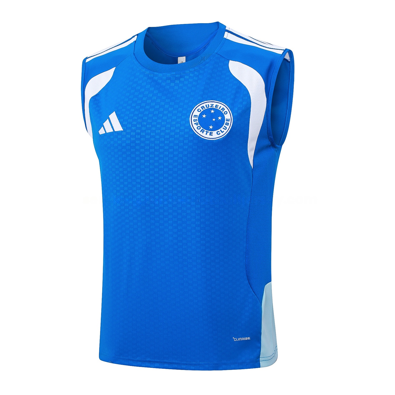 Cruzeiro 25-26 Vest Training Set - Ocean Blue Vest and Dark Blue Shorts - Unitedfutballjersey