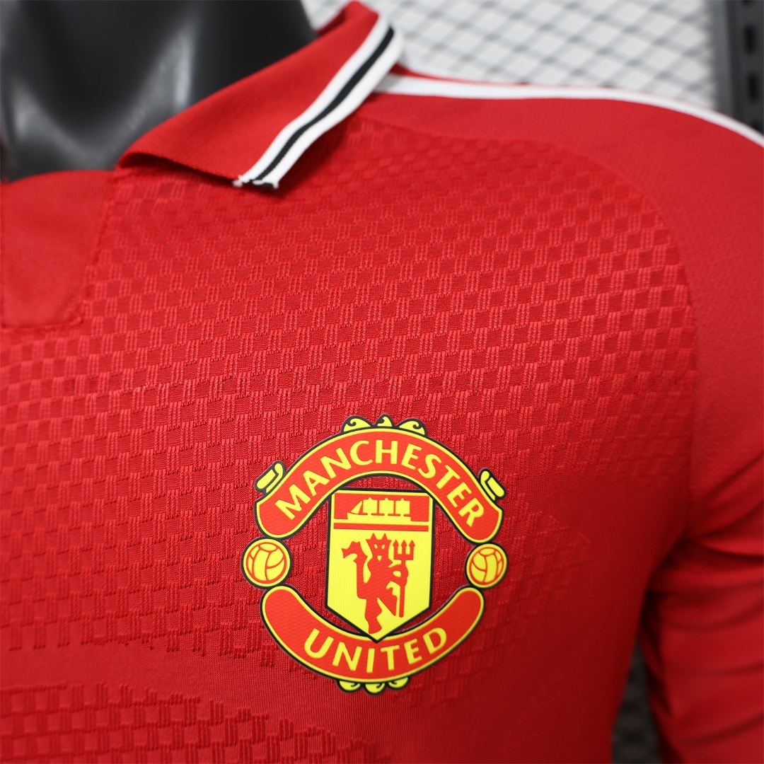 Manchester United 26-27 Home Long Sleeves Jersey - Player Version - Unitedfutballjersey