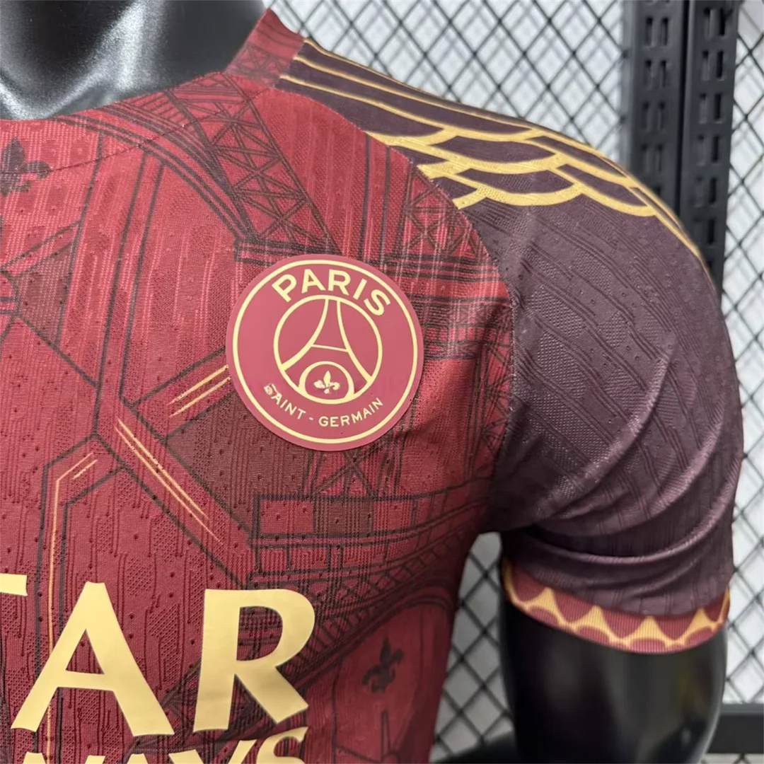 Paris Saint-Germain PSG 25-26 Red Eiffel Tower Concept Special Jersey - Player Version - Unitedfutballjersey