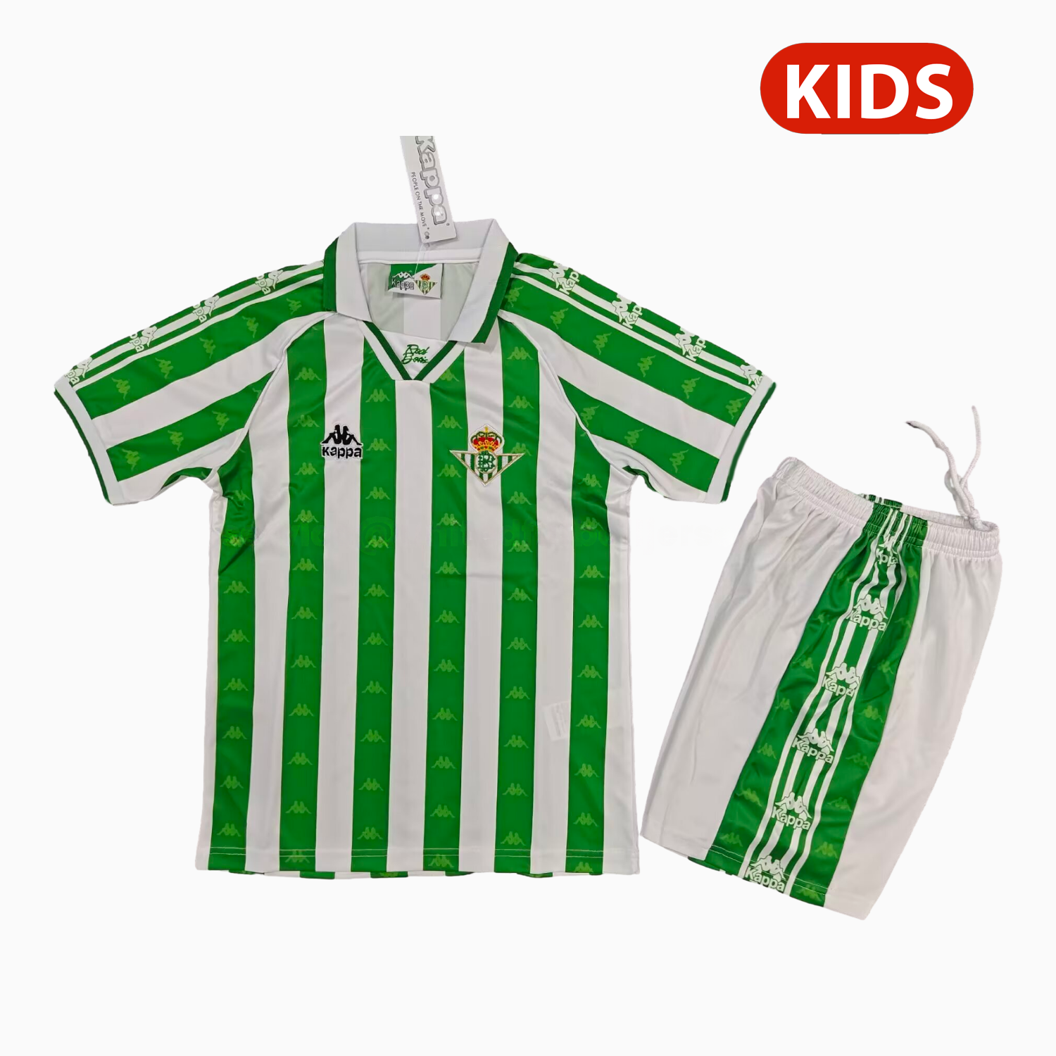 Retro Real Betis 1995-97 Home Kids Kit - Unitedfutballjersey
