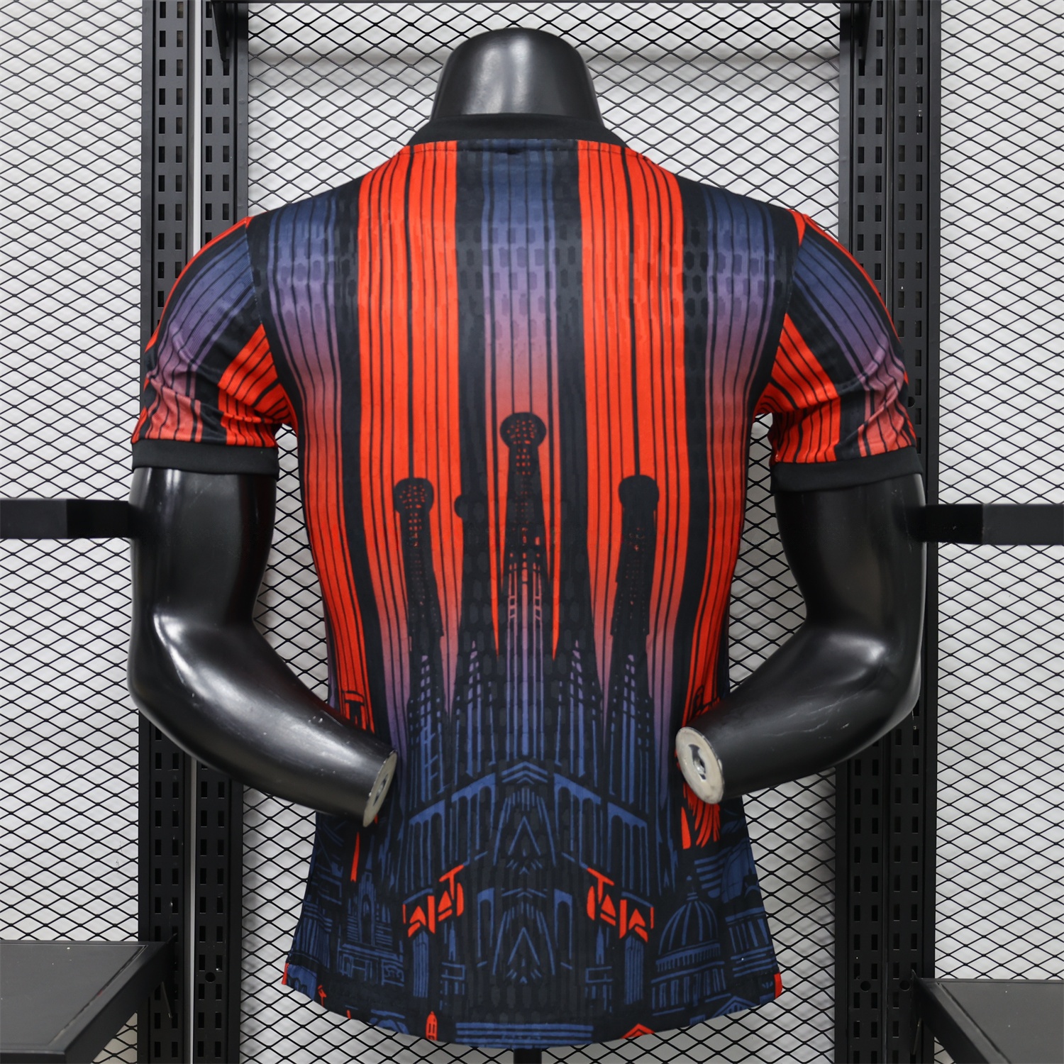 Barcelona 26-27 Grey With Red Special Jersey - Player Version - Unitedfutballjersey