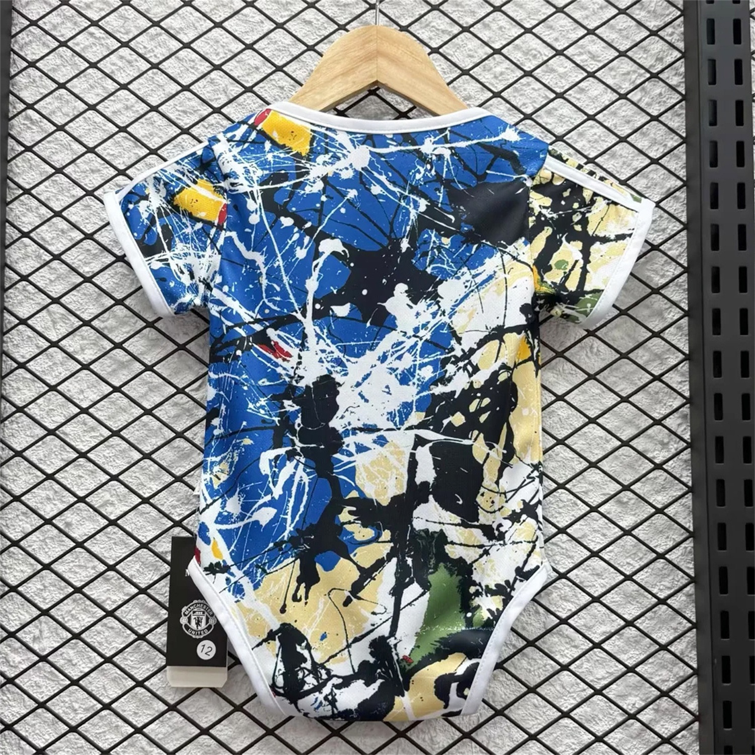 Manchester United 25-26 Stone Roses Special Baby Crawling Suit - Unitedfutballjersey