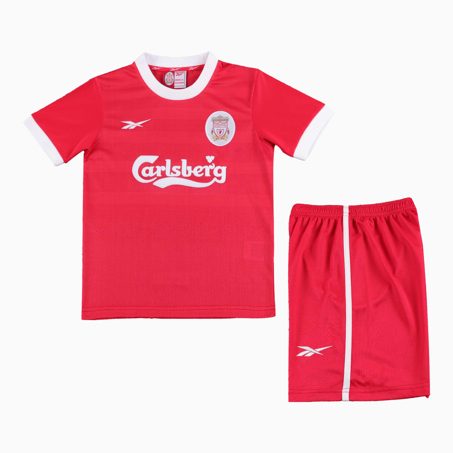 Retro Liver.pool 1997-98 Home Kids Kit - Unitedfutballjersey