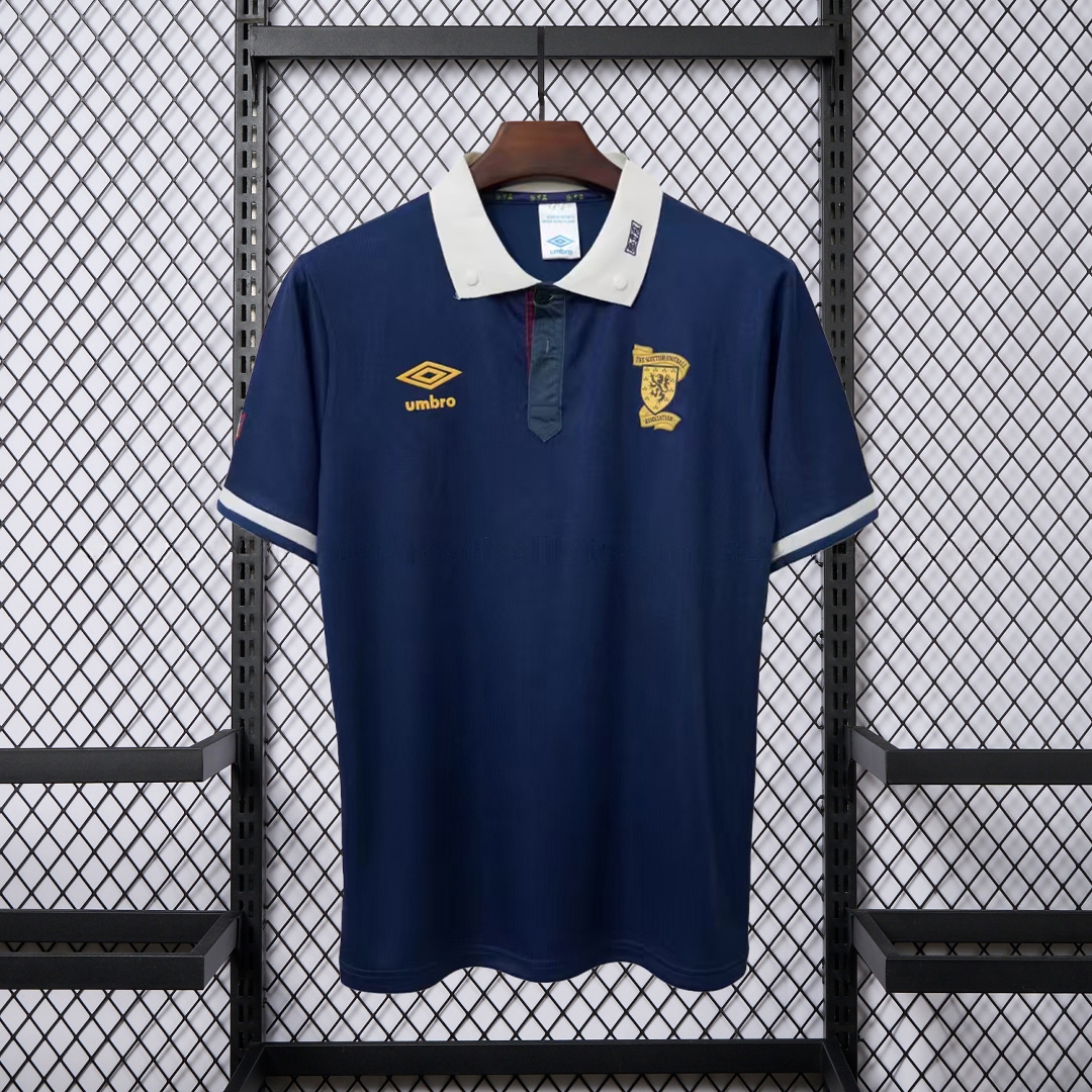 Retro S-c-o.t l.a-n.d 1988-89 Home Jersey - Fans Version - Unitedfutballjersey