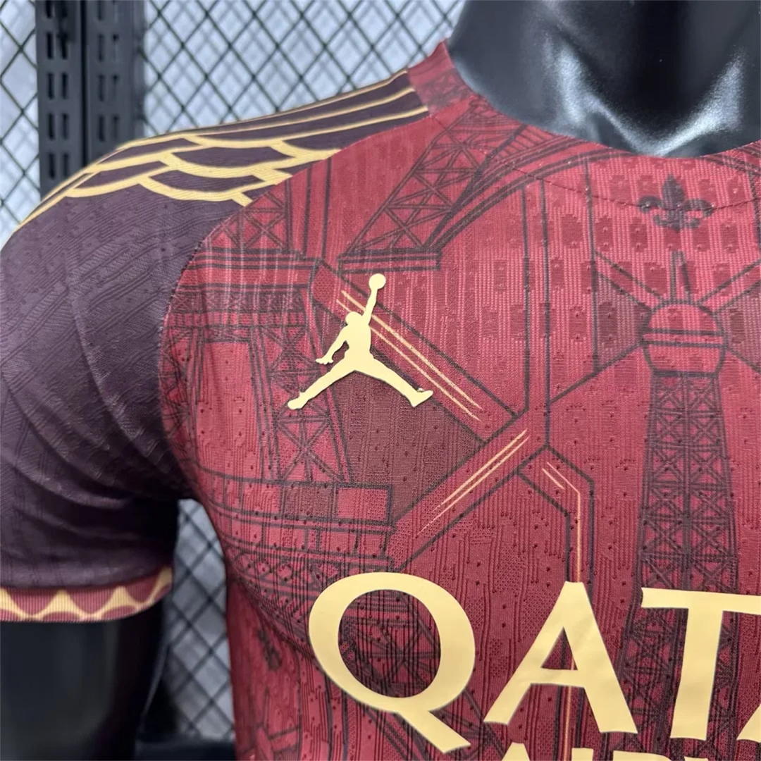 Paris Saint-Germain PSG 25-26 Red Eiffel Tower Concept Special Jersey - Player Version - Unitedfutballjersey
