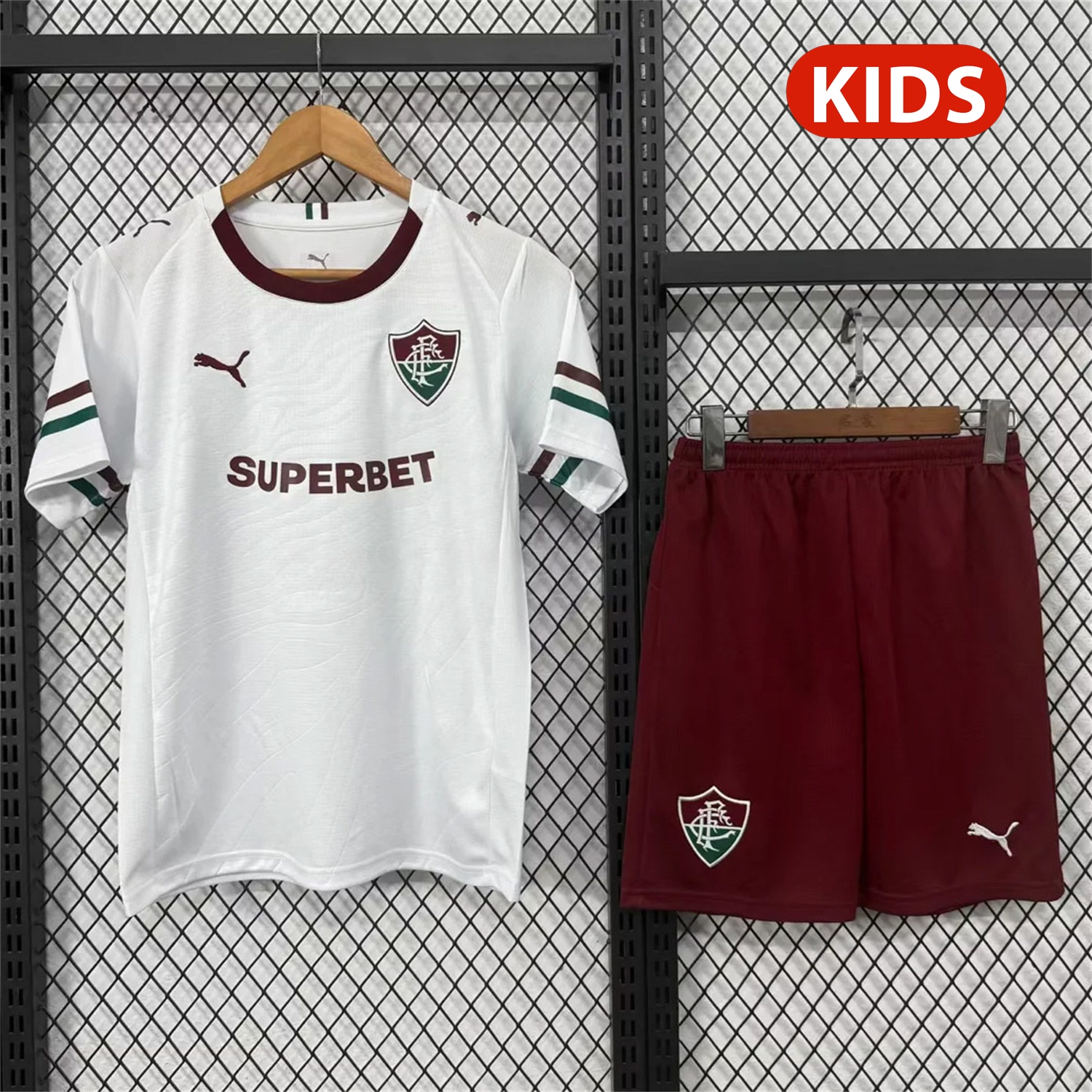 Fluminense 26-27 Away Kids Kit - Unitedfutballjersey