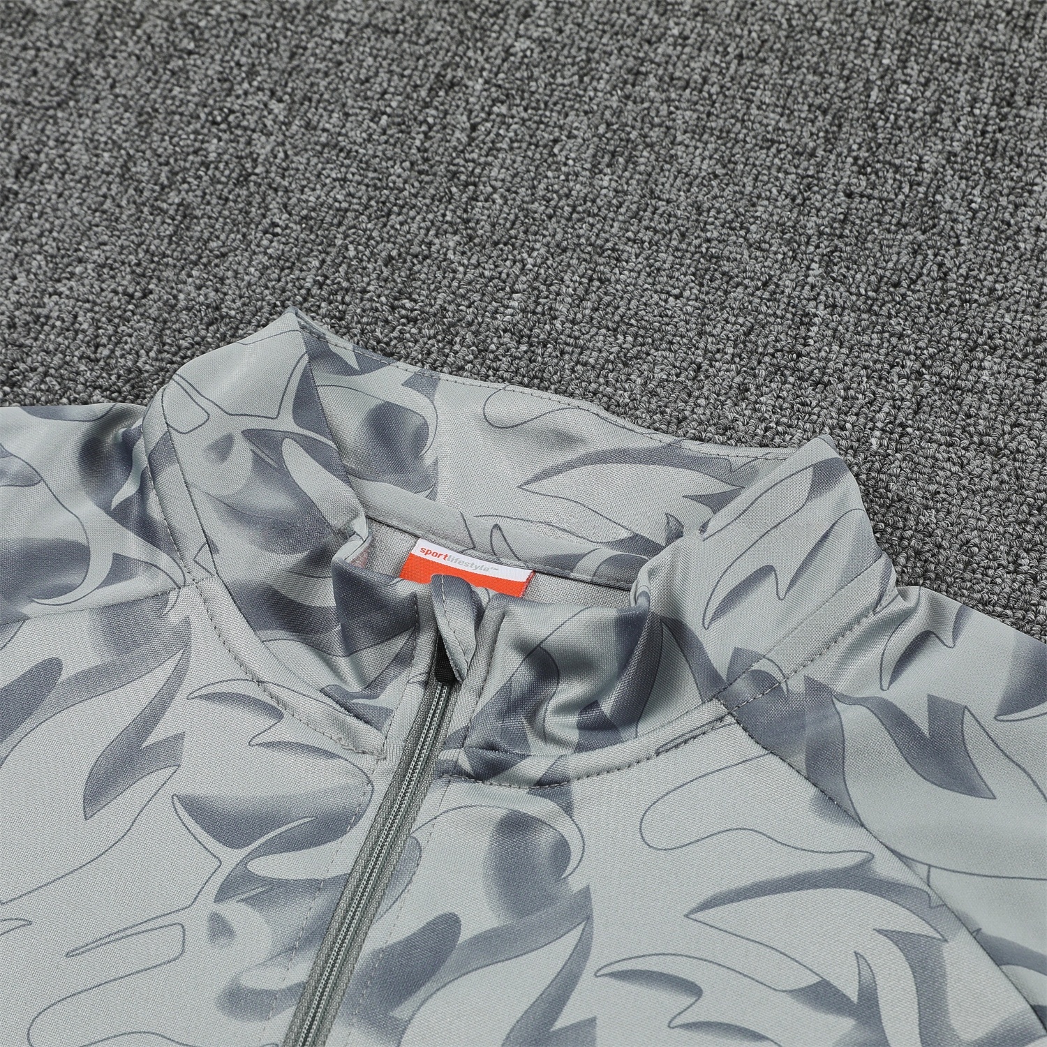 AC Milan 25-26 Long Sleeve Training Set - Grey Top & Black Pants - Unitedfutballjersey