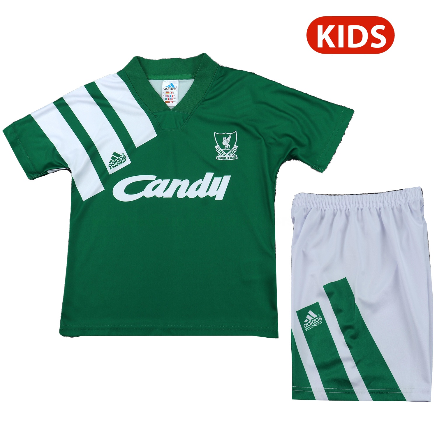 Retro Liver.pool 1991-92 Away Kids Kit - Unitedfutballjersey