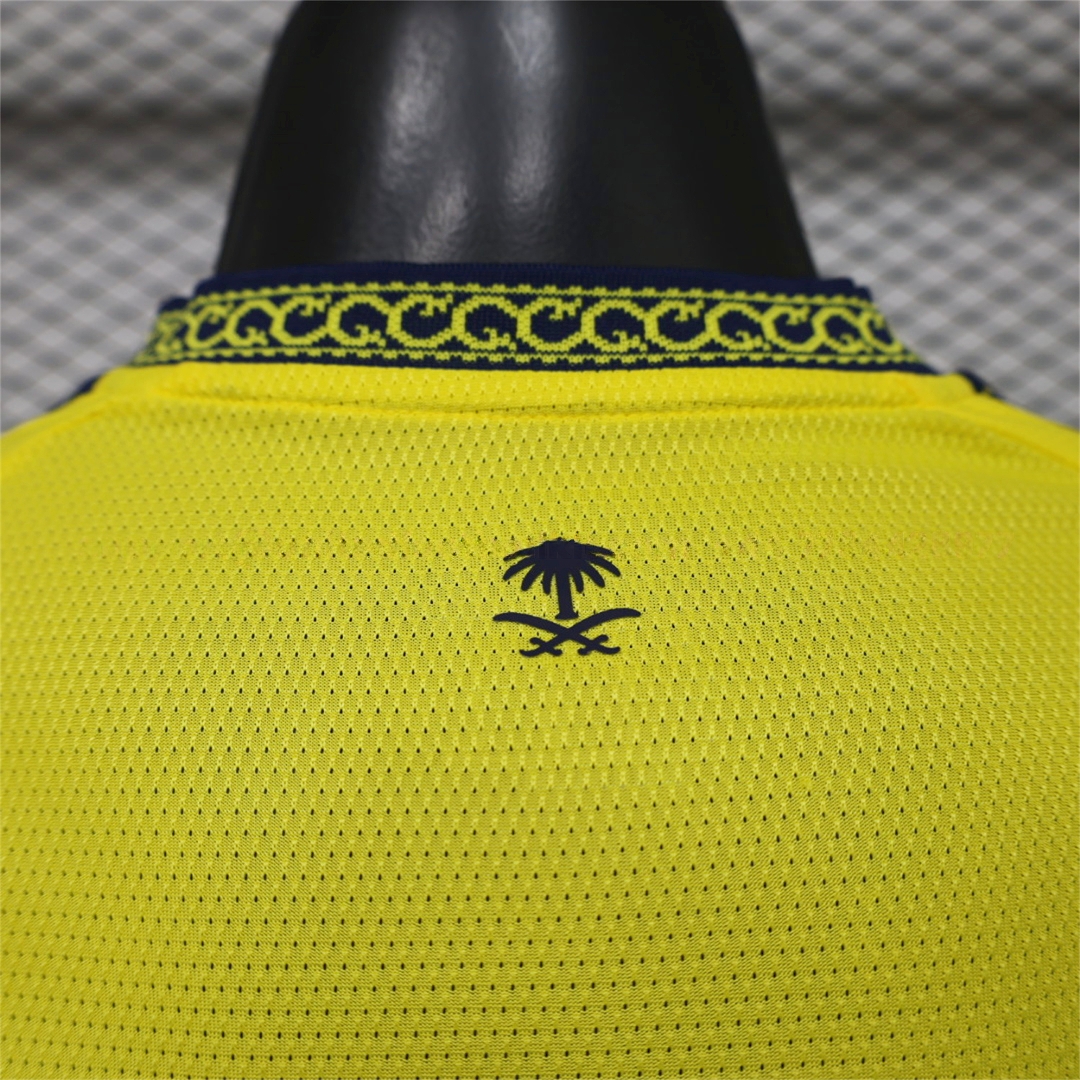 Al Nassr Riyadh Victory 26-27 Home Jersey - Player Version - Unitedfutballjersey