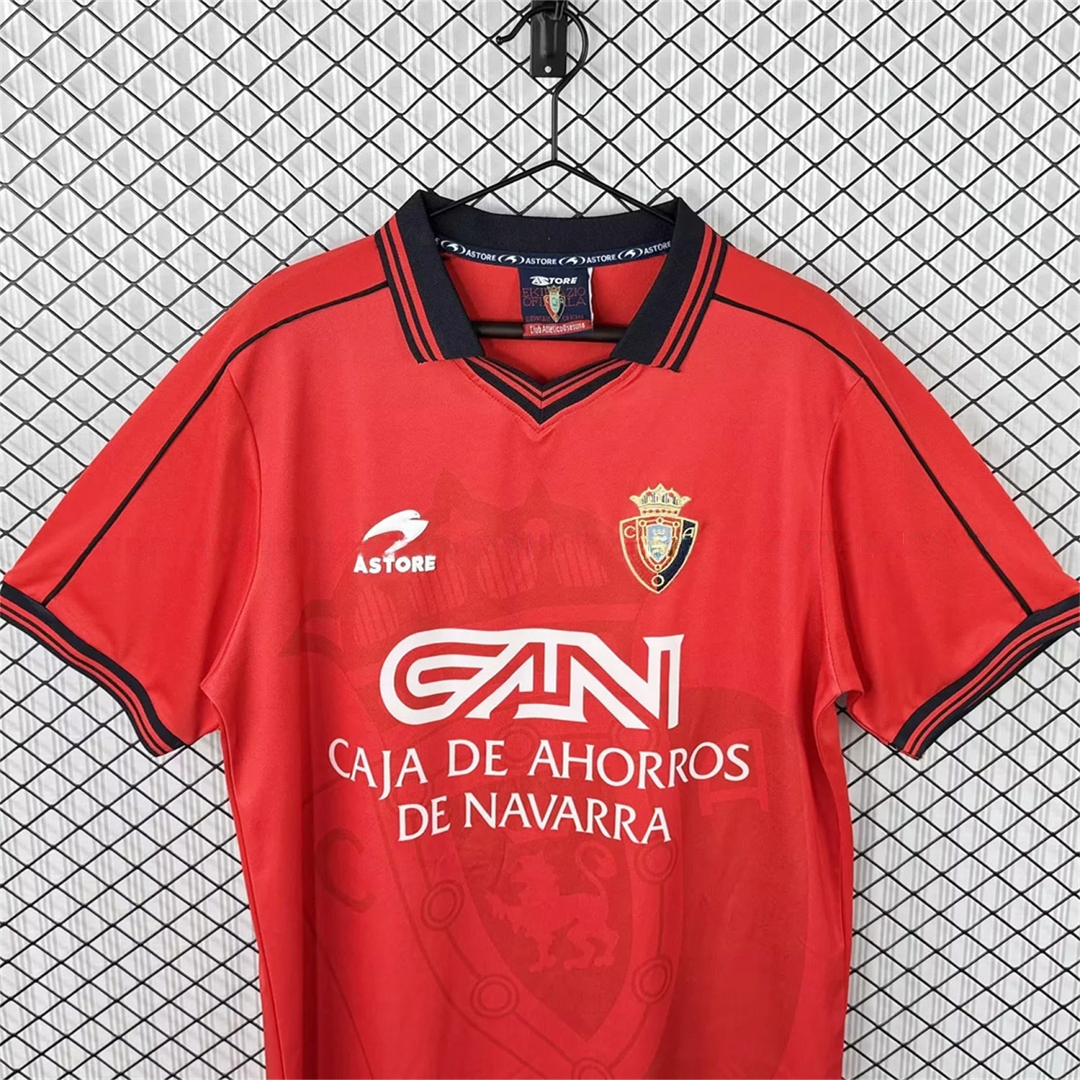 Retro Osasuna 1998-99 Home Jersey - Unitedfutballjersey