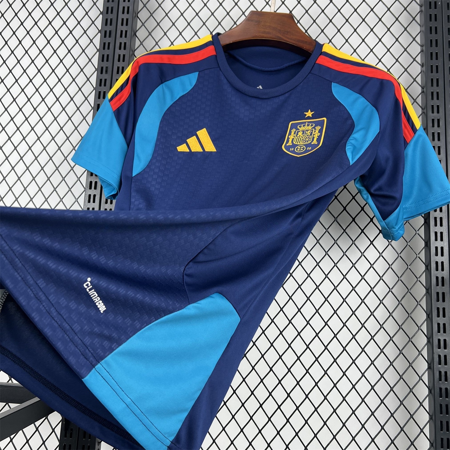 Spain 2026 Dark Blue Pre-Match Training Jersey - Fans Version - Unitedfutballjersey