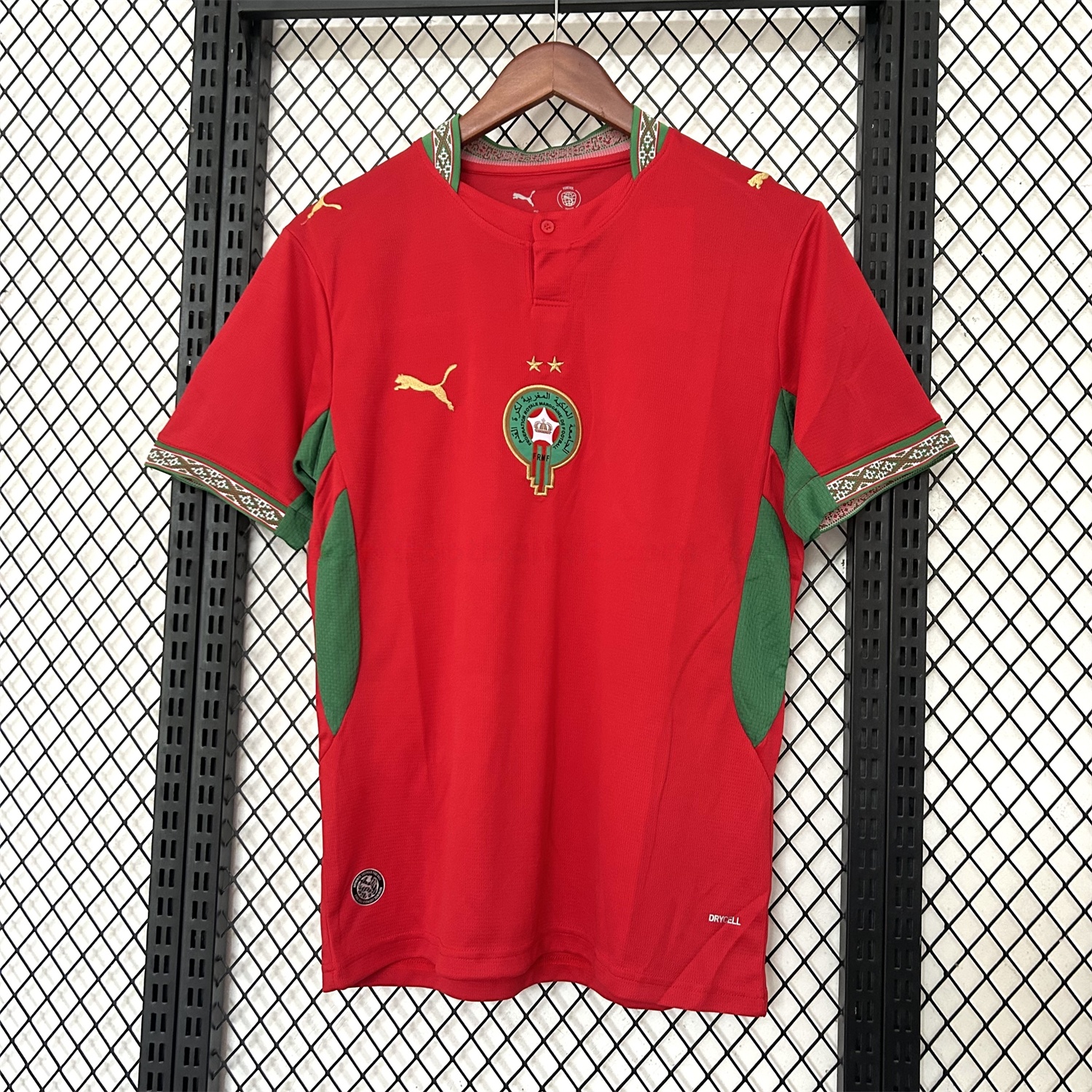 【Two-Crown Star】Morocco 2026 Home Jersey - Fans Version - Unitedfutballjersey