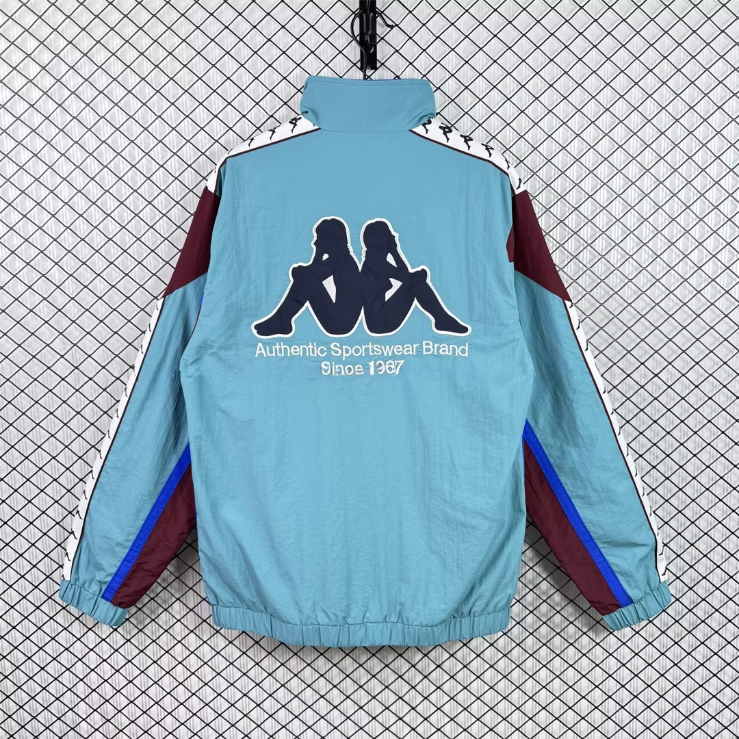 Retro Barcelona 1994-95 Windbreaker Jacket - Blue - Unitedfutballjersey
