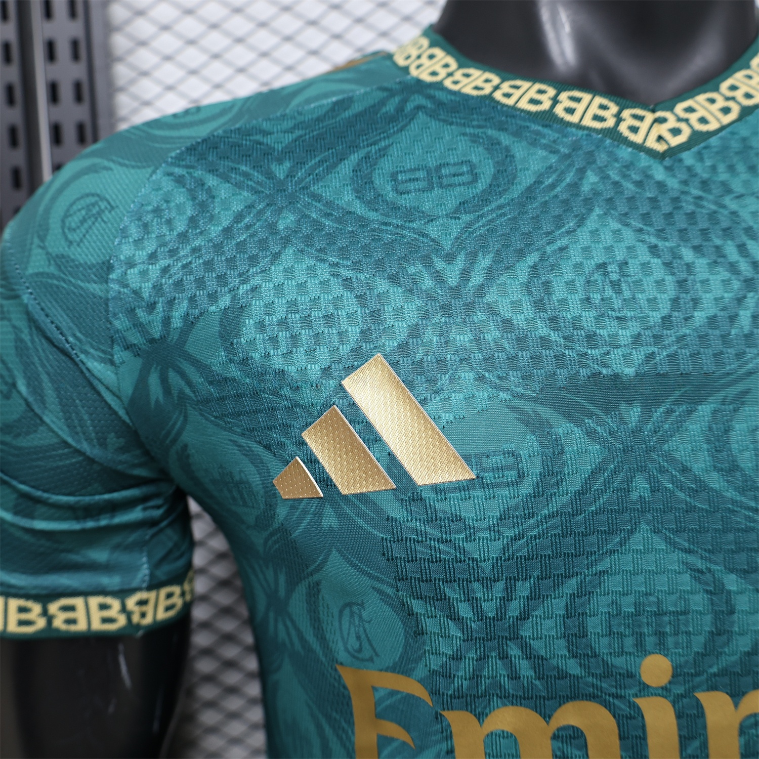 Real Madrid 25-26 Dark Green Logos Special Jersey - Player Version - Unitedfutballjersey