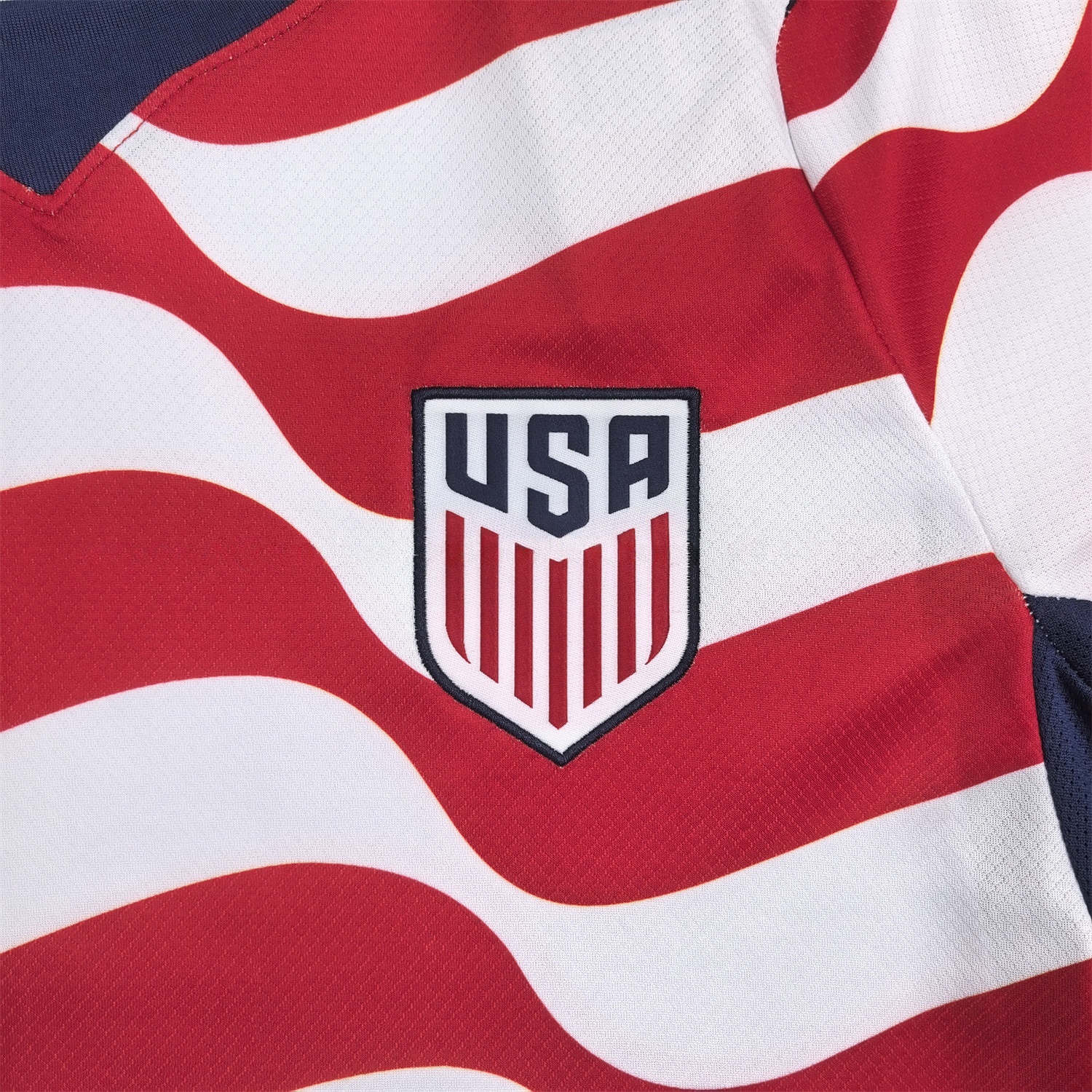 【Stripes on Both Sides】United States USA 2026 Home Jersey - Fans Version - Unitedfutballjersey