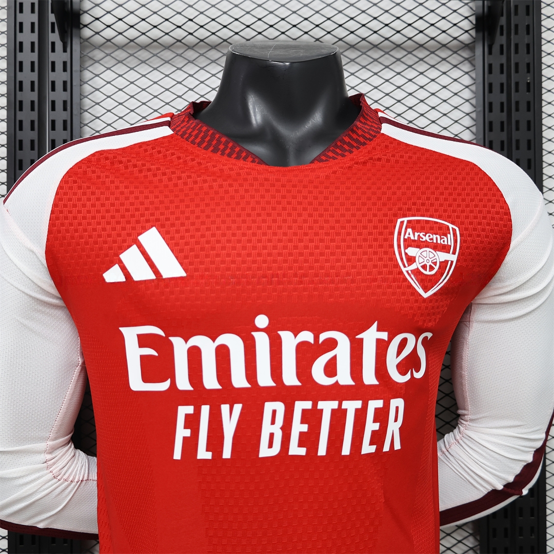 Arsenal 26-27 Home Long Sleeves Jersey - Player Version - Unitedfutballjersey