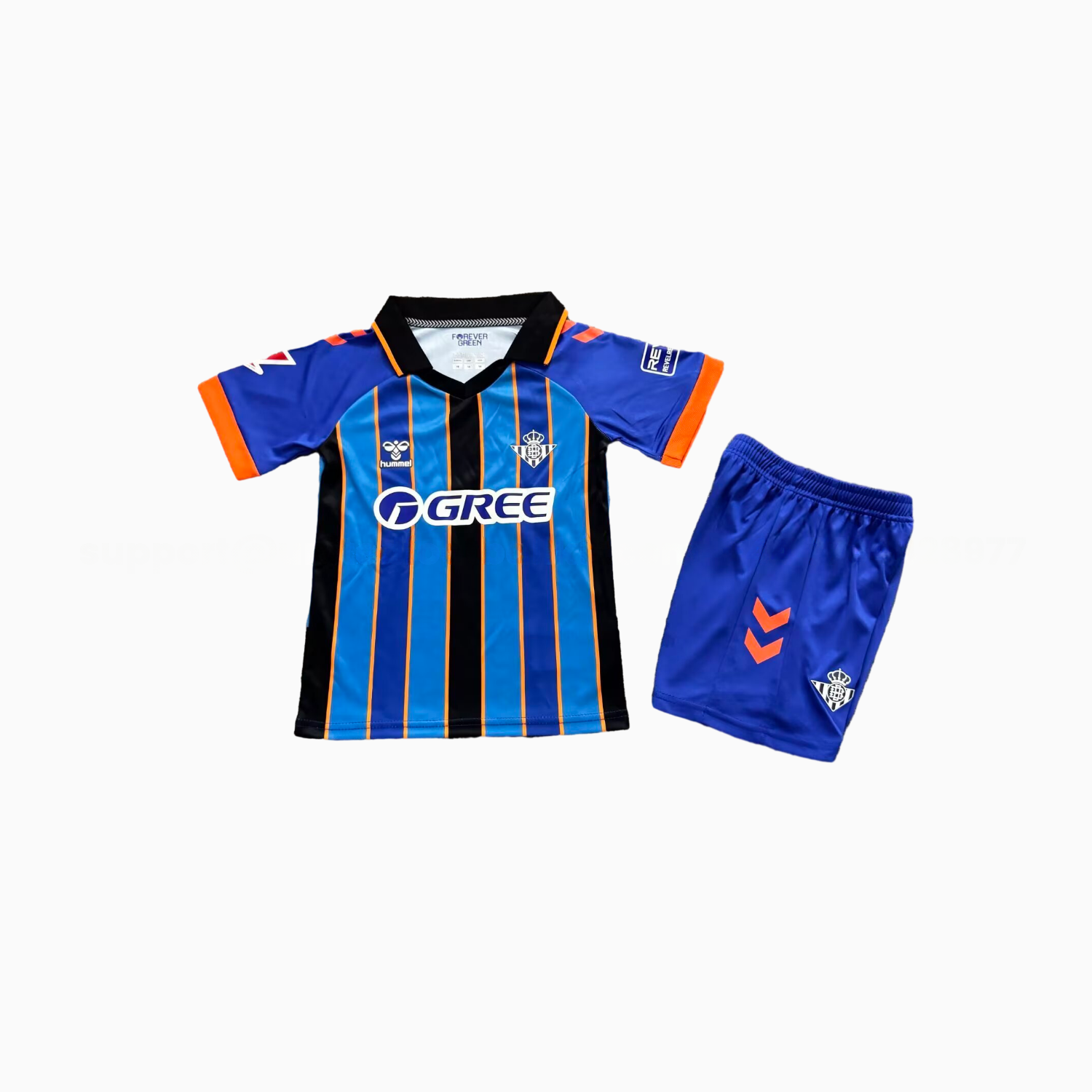 Real Betis 25-26 Goalkeeper Blue Kids Kit - Unitedfutballjersey