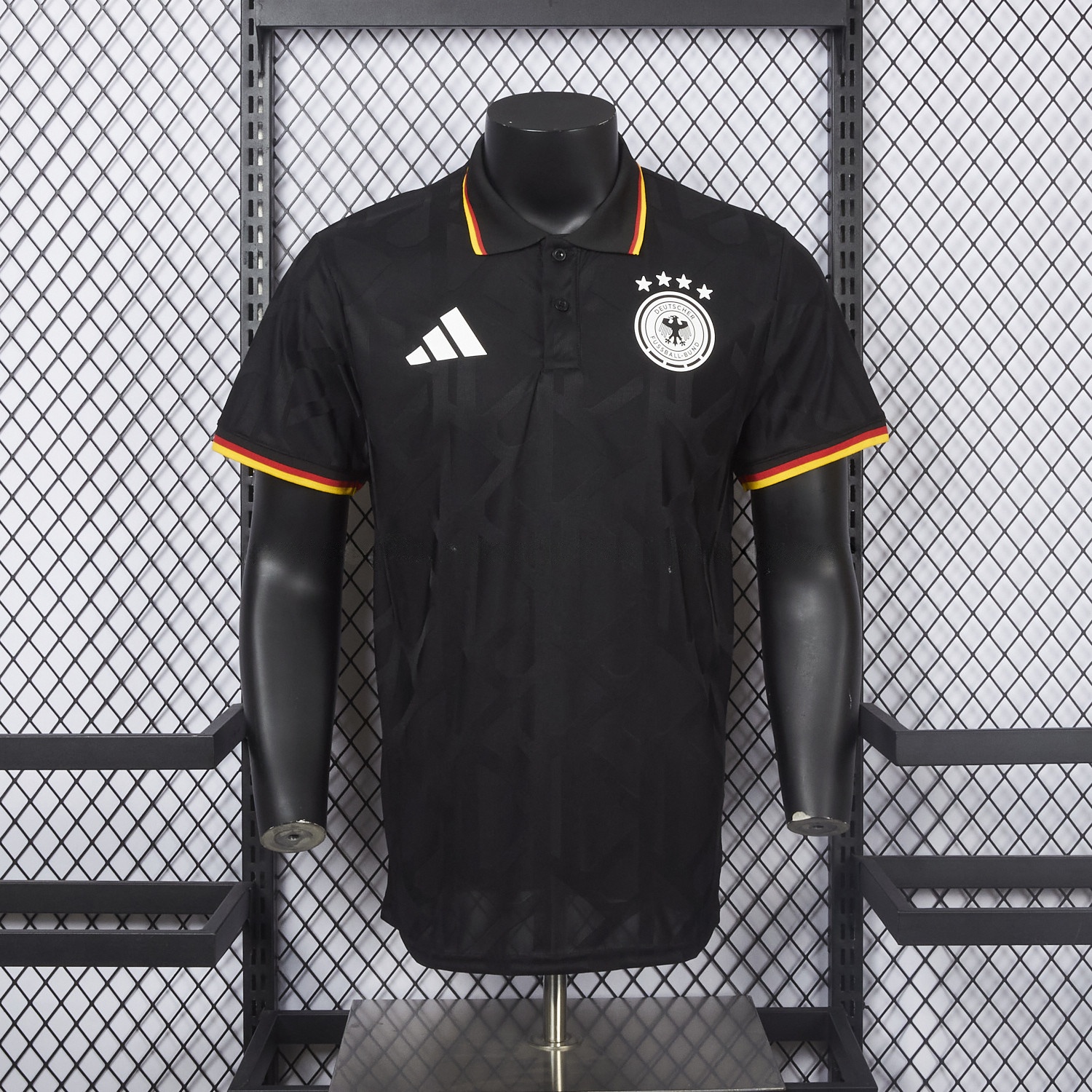 Germany 2026 Black Special Edition Polo Jersey - Player Version - Unitedfutballjersey