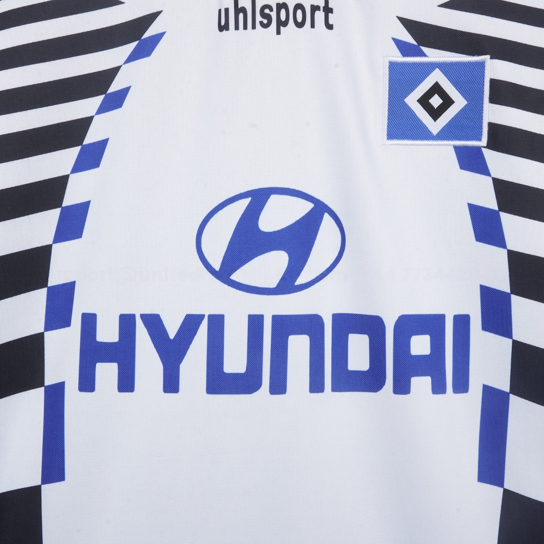 Retro Hamburger SV 1996-97 Away Blue Jersey - Unitedfutballjersey