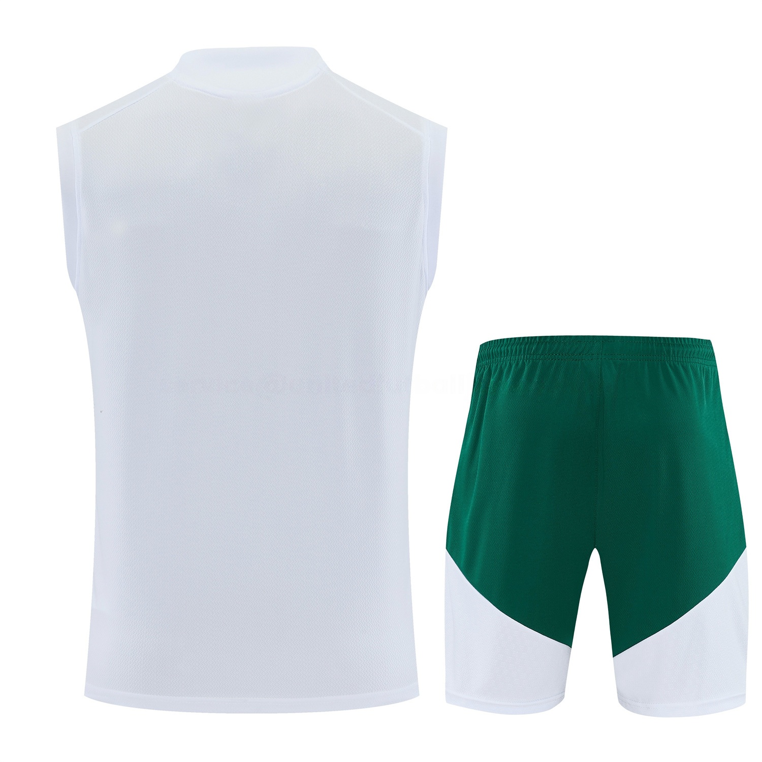 Italy 2026 Vest Training Set - White Vest and Green Shorts - Unitedfutballjersey