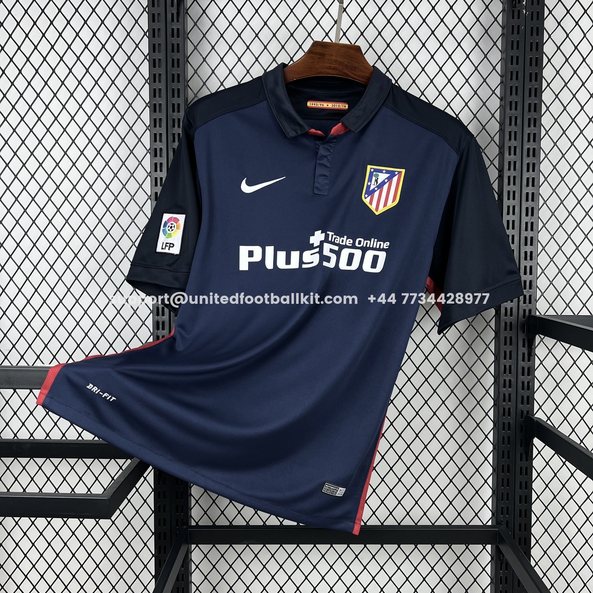 Retro Atletico Madrid 2015-16 Away Jersey - Unitedfutballjersey