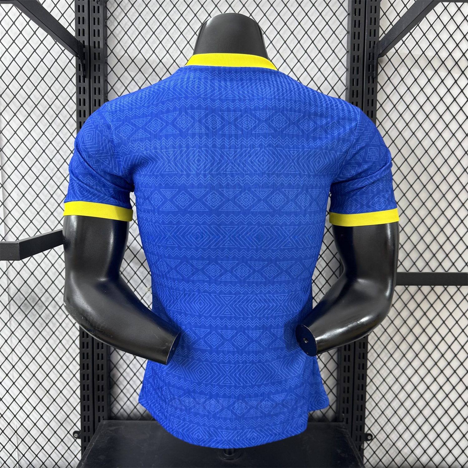 Brazil 2026 Diamond Texture Blue Special Jersey - Player Version - Unitedfutballjersey