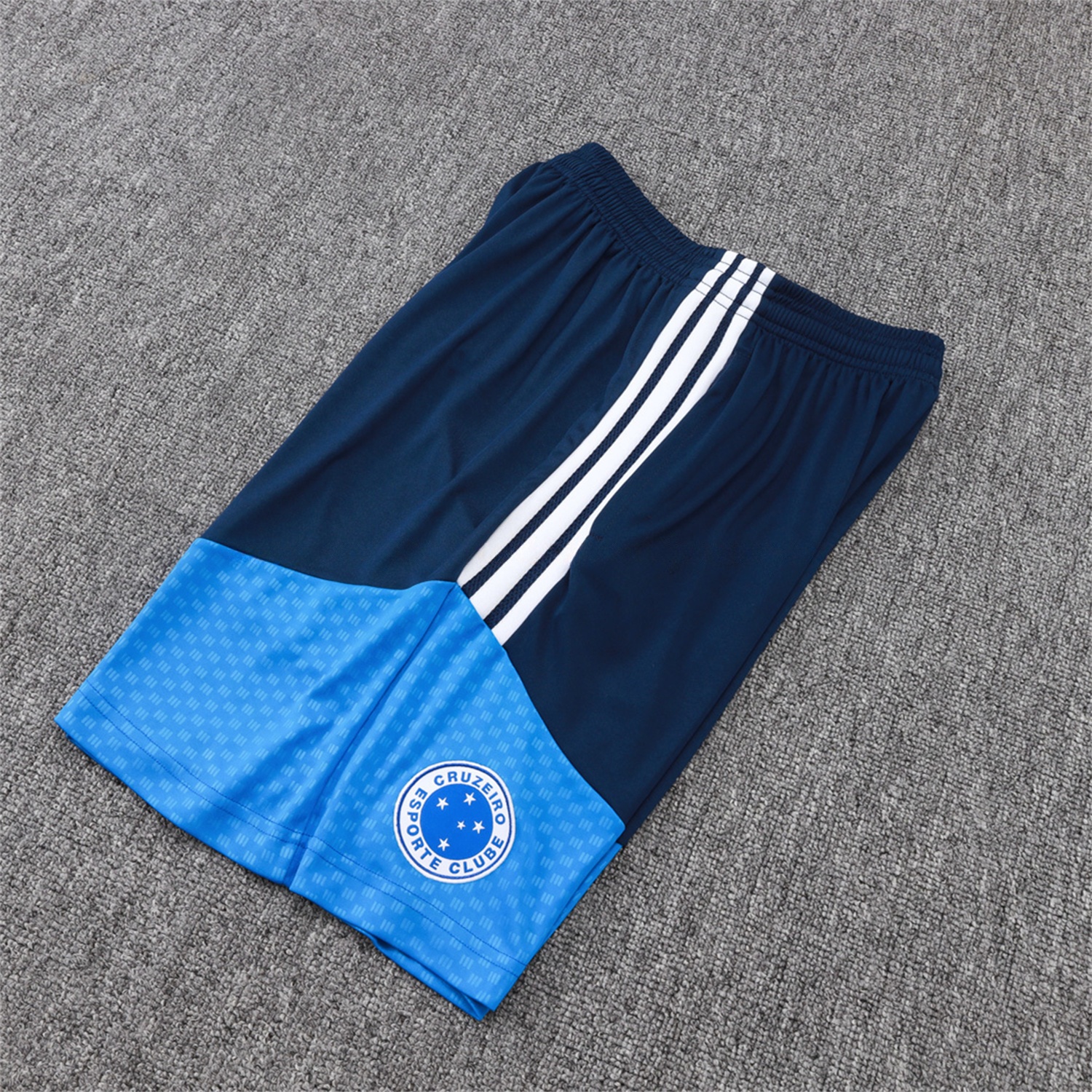 Cruzeiro 25-26 Short-Sleeve Training Set - Blue Vest & Blue Shorts - Unitedfutballjersey