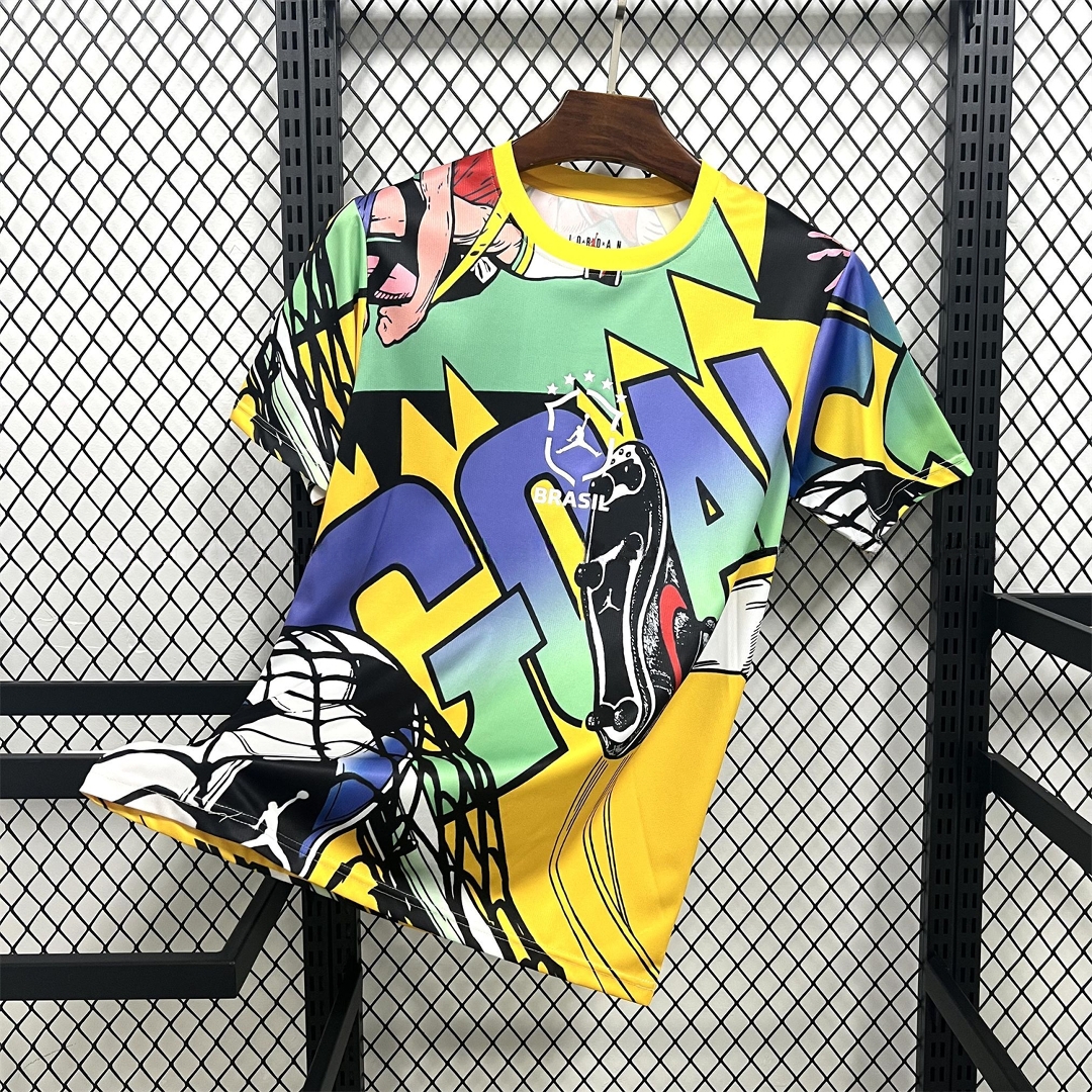 Brazil 2026 Goal Variegated Special Jersey - Fans Version - Unitedfutballjersey