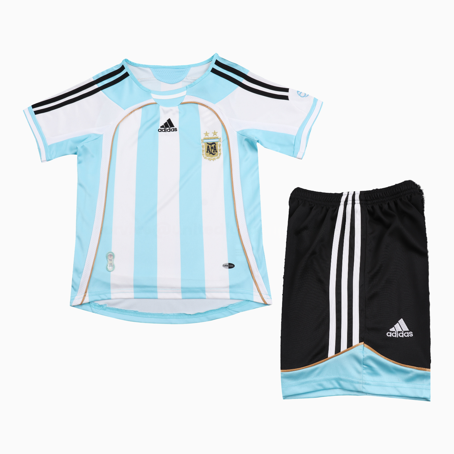 Retro Argentina 2006 Home Kids Kit - Unitedfutballjersey