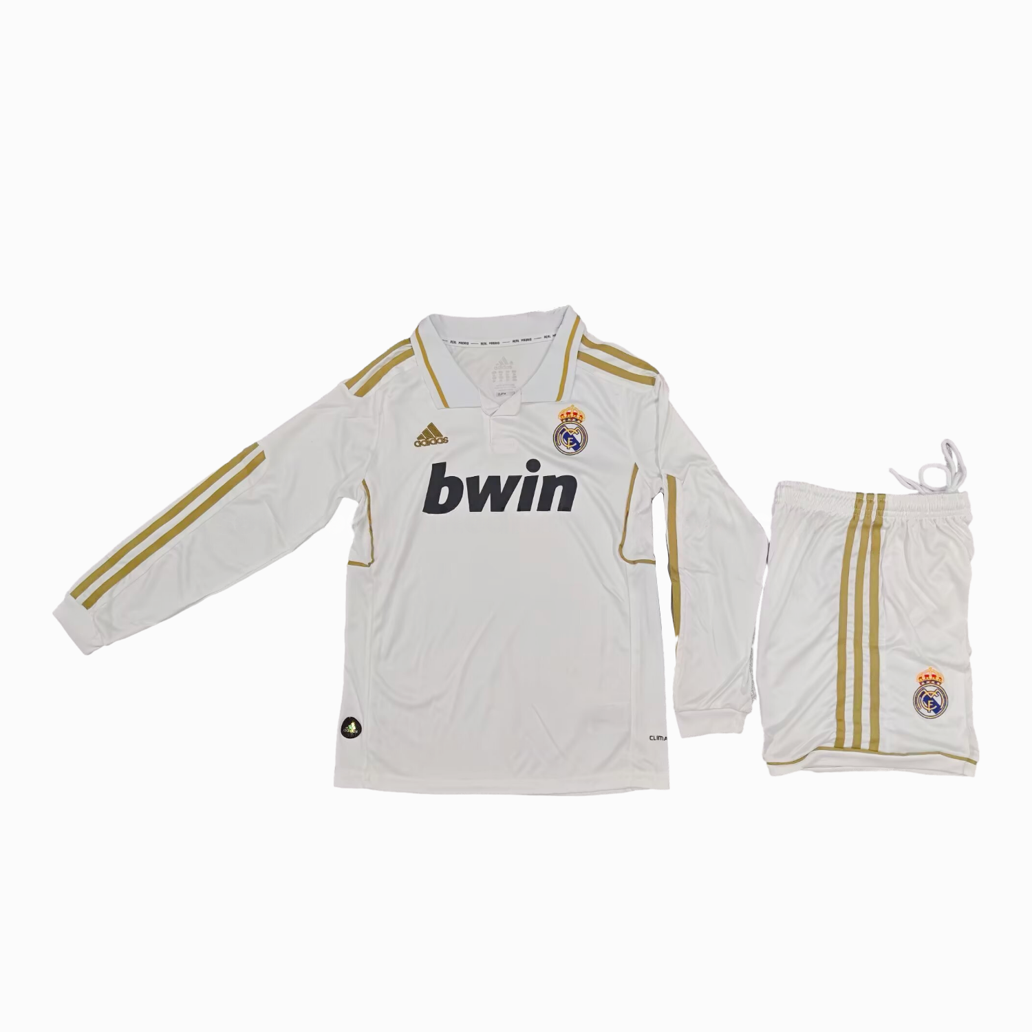 Retro Real Madrid 2011-12 Home Long Sleeves Kids Kit - Unitedfutballjersey