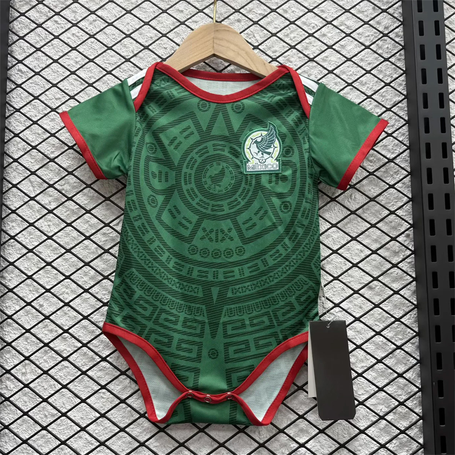 Mexico 2026 Home Baby Crawling Suit - Unitedfutballjersey