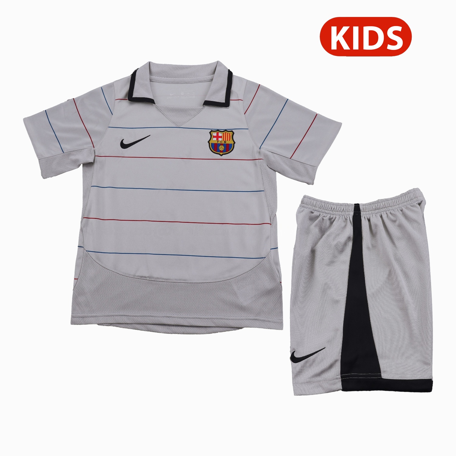 Retro Barcelona 2003-04 Away Kids Kit - Unitedfutballjersey