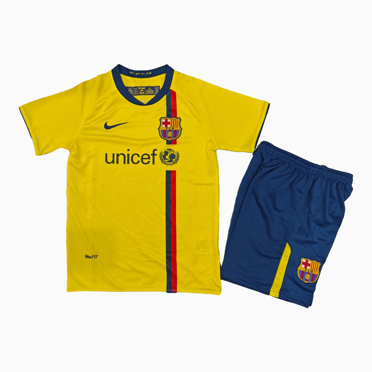 Retro Barcelona 2008-09 Away Kids Kit - Unitedfutballjersey