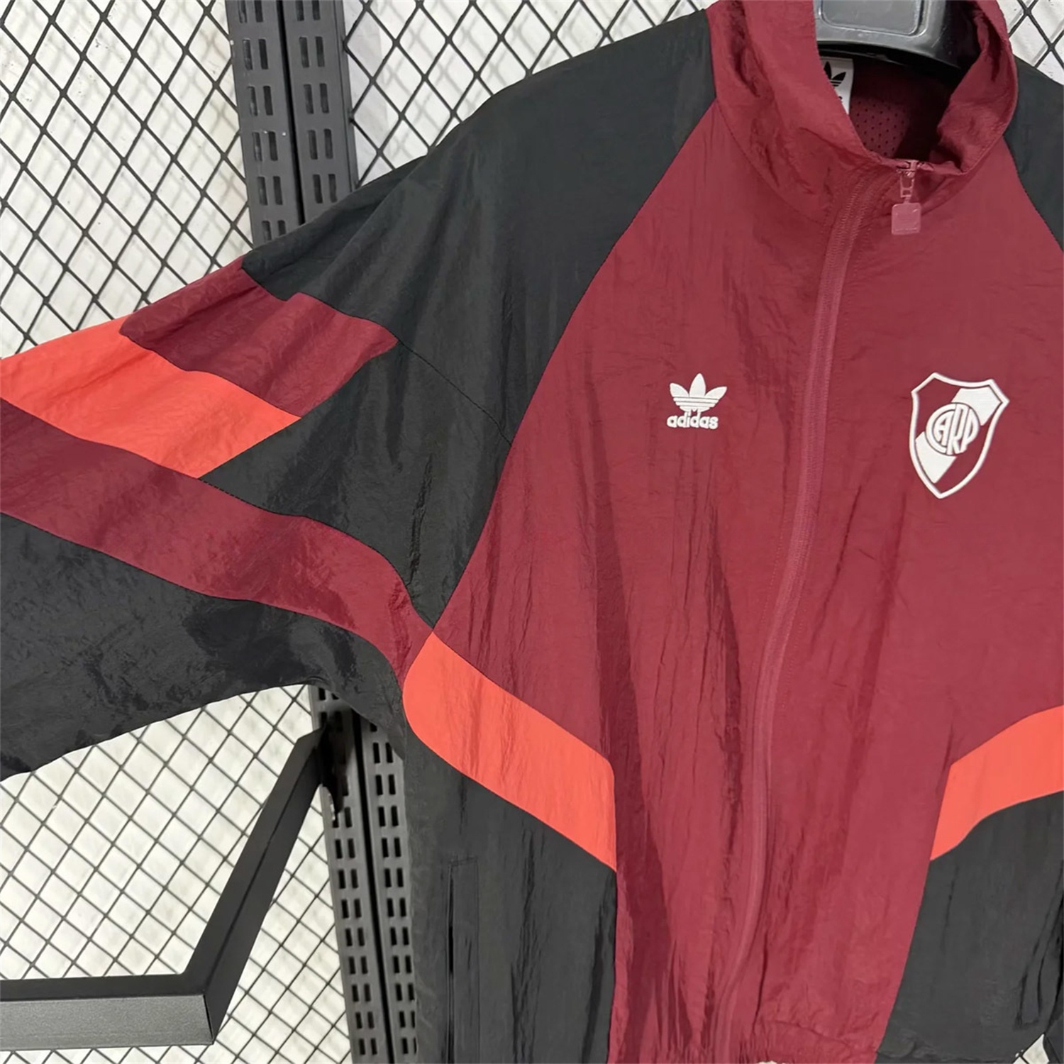 River Plate 25-26 Training Windbreaker Jacket - Red - Unitedfutballjersey