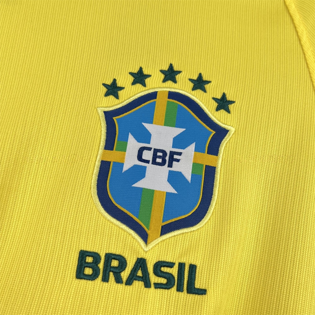 Brazil 2026 Home Long Sleeve Jersey - Fans Version - Unitedfutballjersey