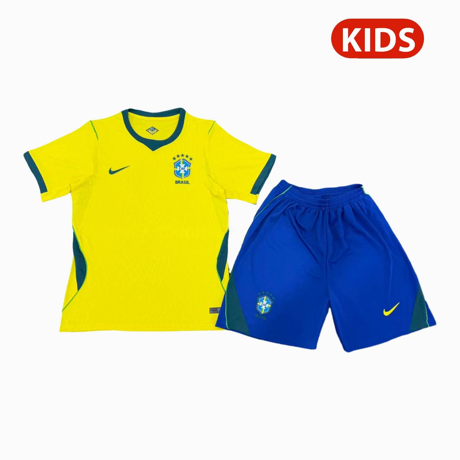 Brazil 2026 Home Kids Kit - Unitedfutballjersey