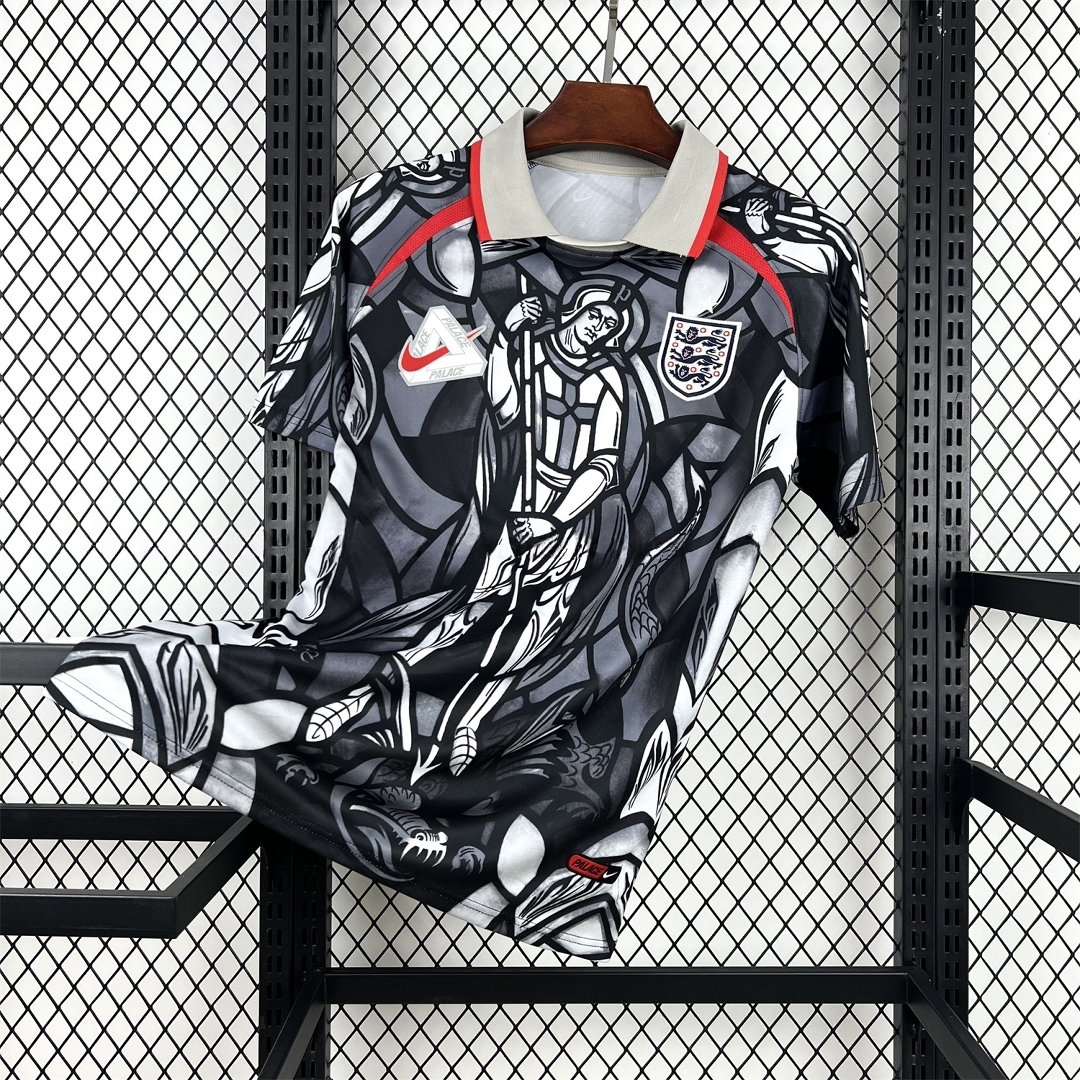 England 2026 World Cup Palace Black And Gray Special Jersey - Fans Version - Unitedfutballjersey