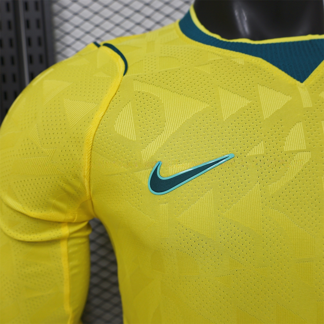Brazil 2026 Home Long Sleeves Jersey - Player Version - Unitedfutballjersey