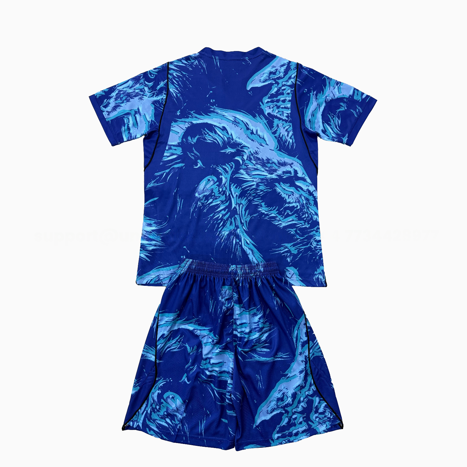 England 25-26 Blue Goalkeeper Men's Adult Jersey Set - Fans Version - Unitedfutballjersey