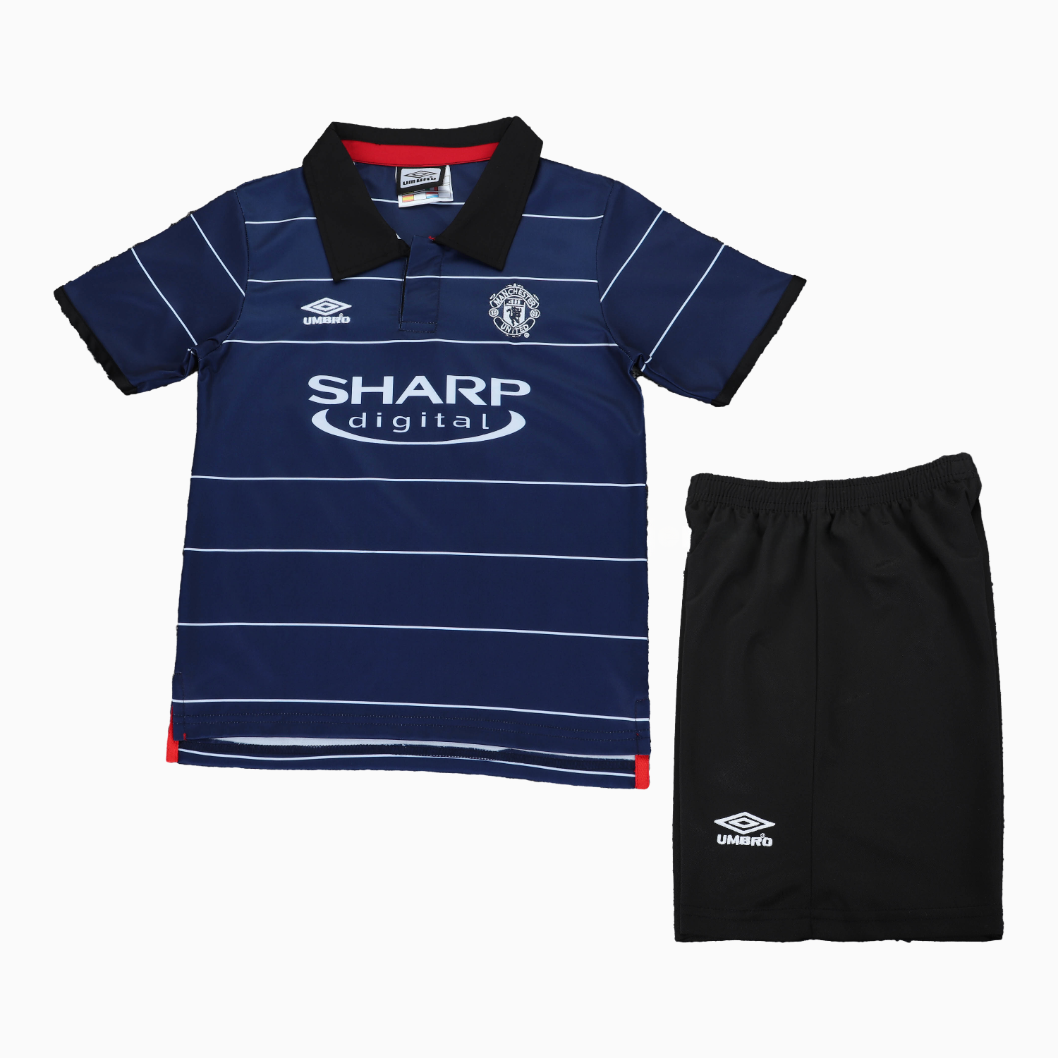 Retro Manchester United 1999-00 Away Kids Kit - Unitedfutballjersey
